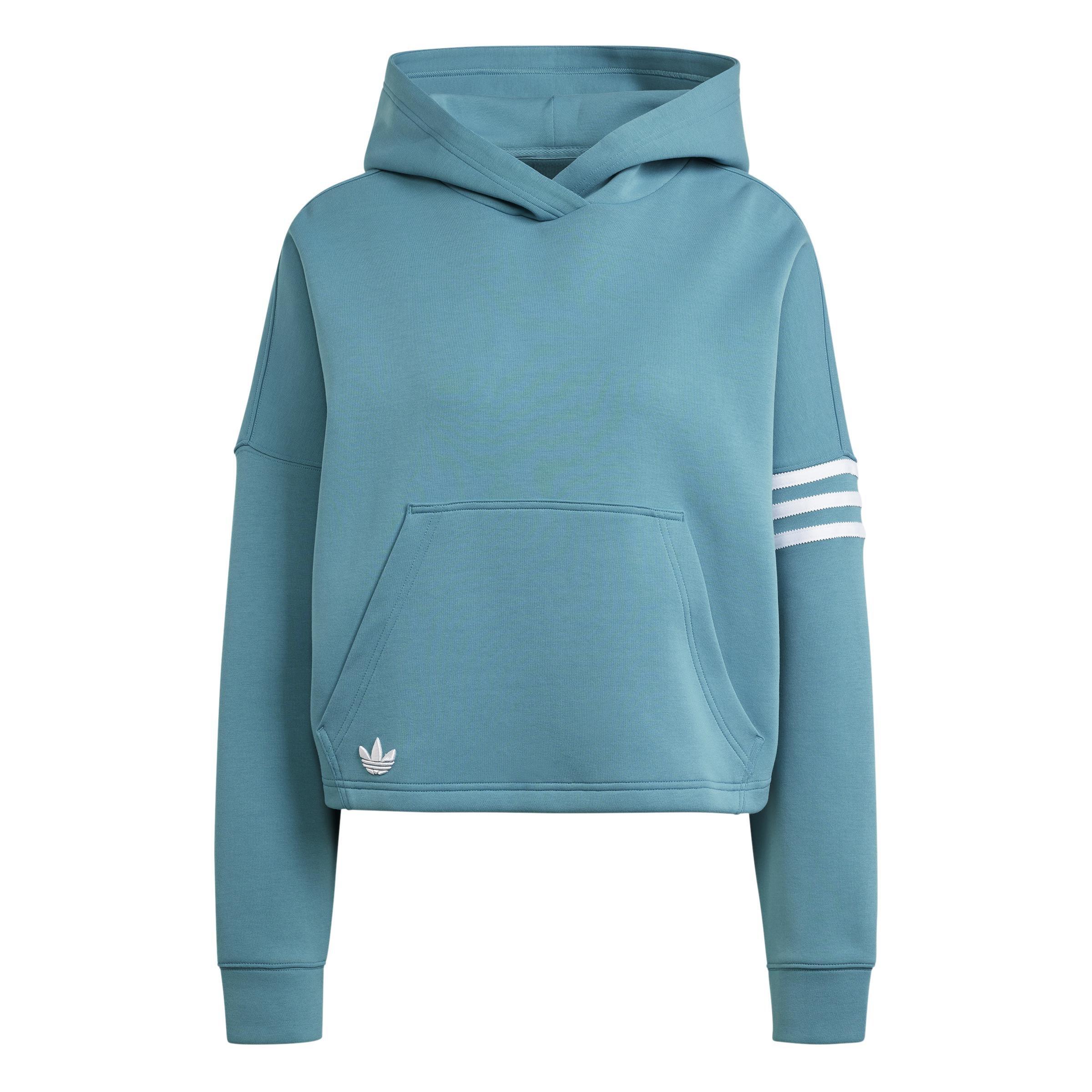 Adicolor Neuclassics Hoodie, Turquoise, A901_ONE, large image number 0