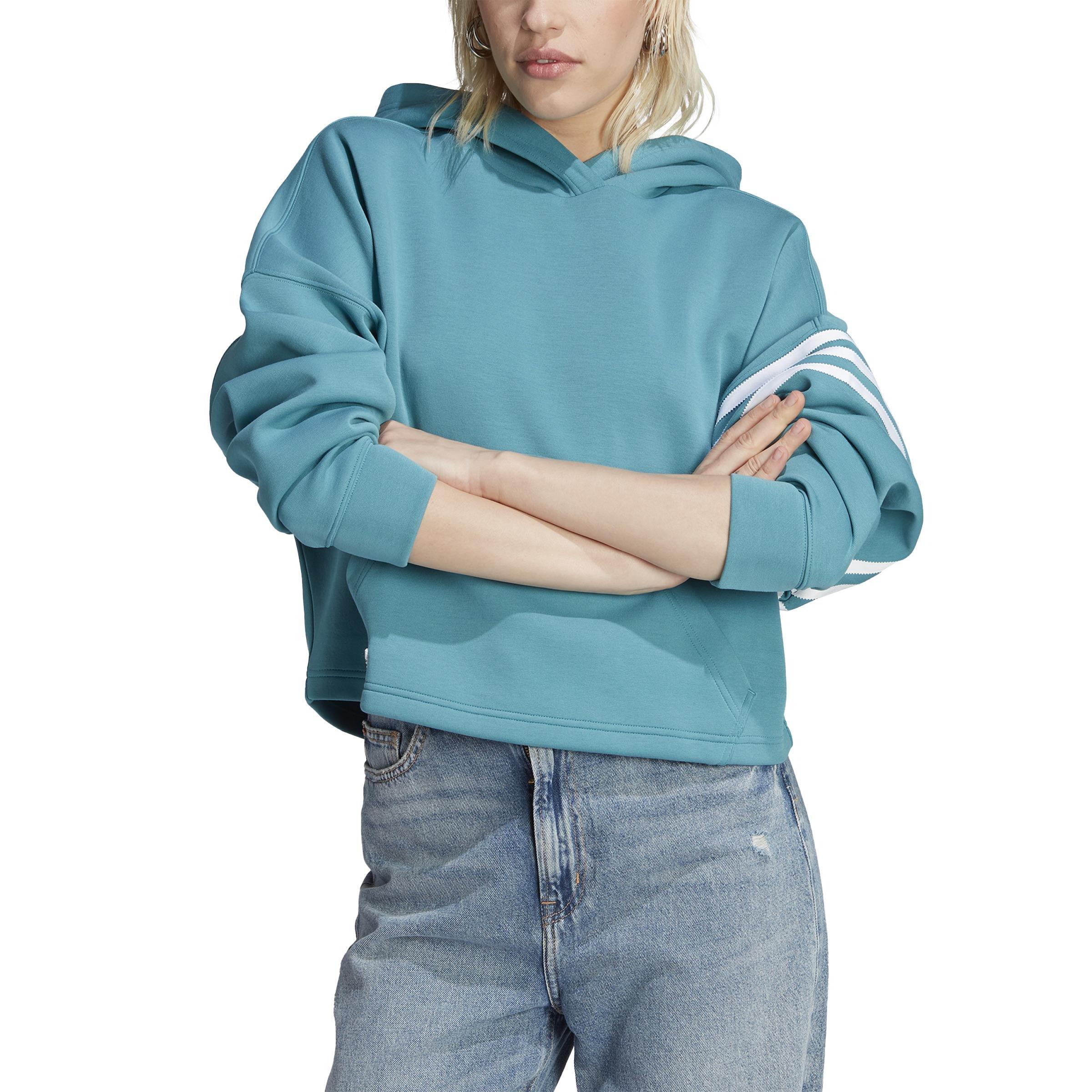 Adicolor Neuclassics Hoodie, Turquoise, A901_ONE, large image number 1