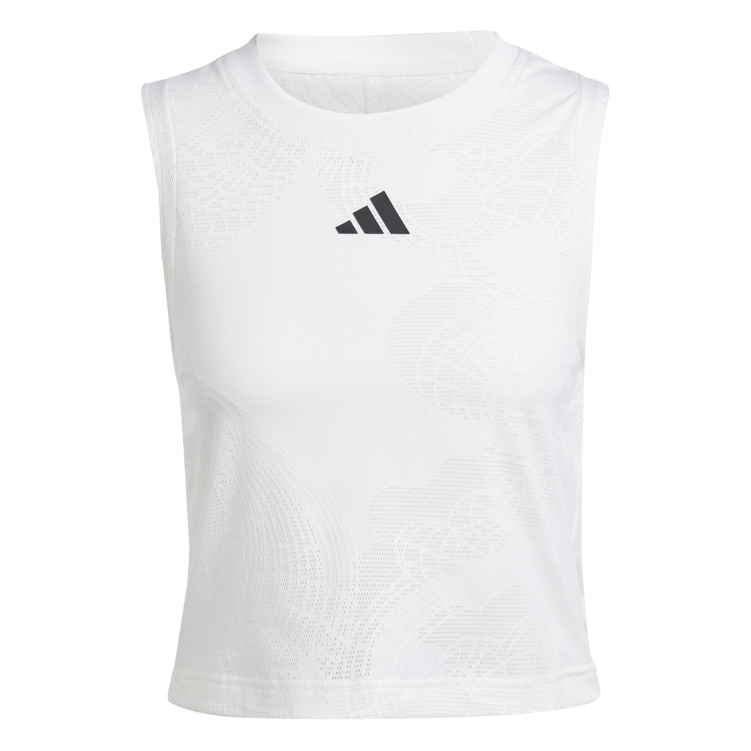 Aeroready Pro Tennis Tank Top, White, A901_ONE, large image number 1