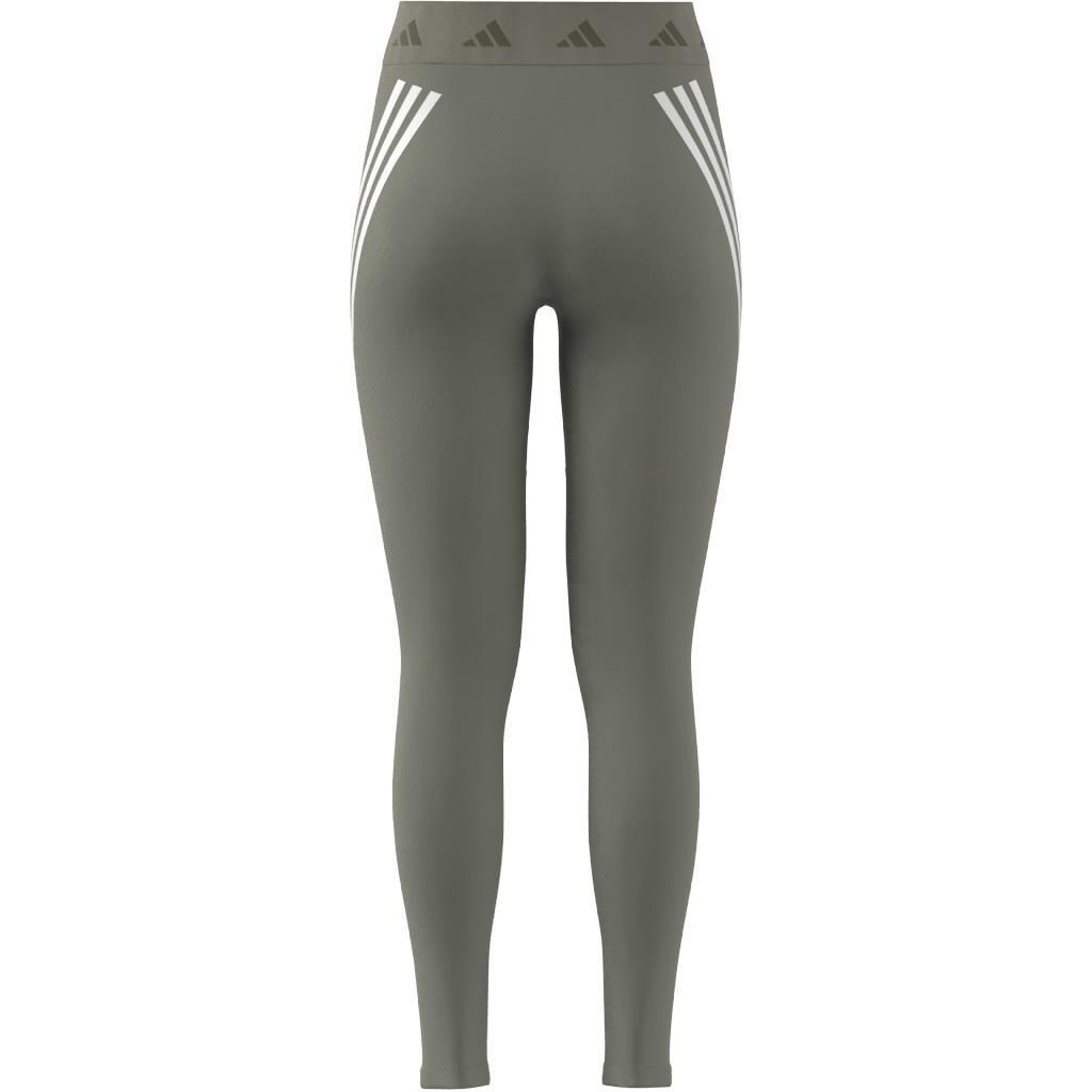 Techfit Hyperglam Full-Length Leggings, Green, A901_ONE, large image number 8