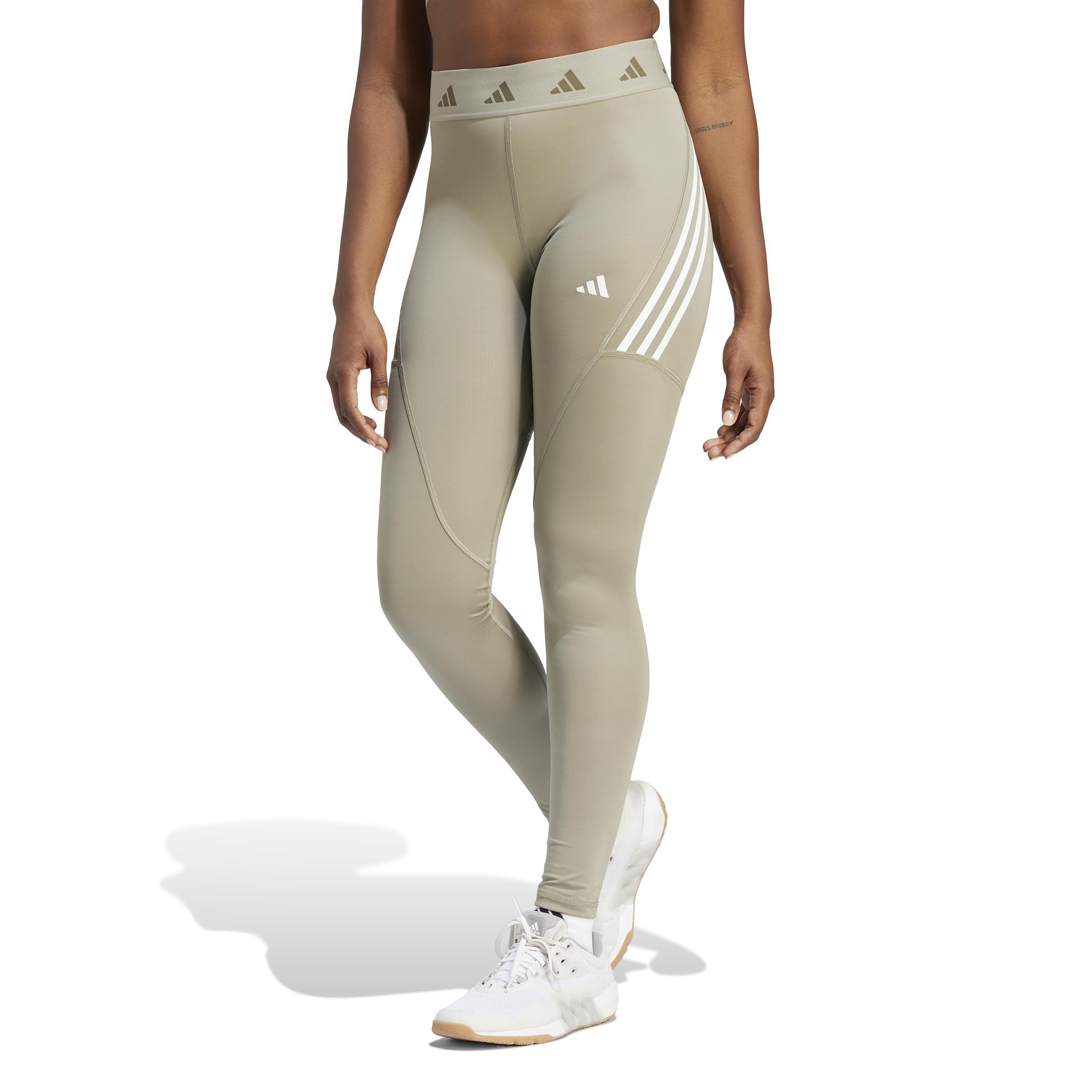 Techfit Hyperglam Full-Length Leggings, Green, A901_ONE, large image number 11