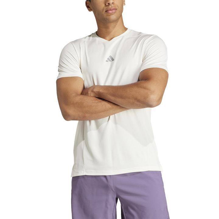 Designed for Training HIIT Workout HEAT.RDY T-Shirt, White, A901_ONE, medium