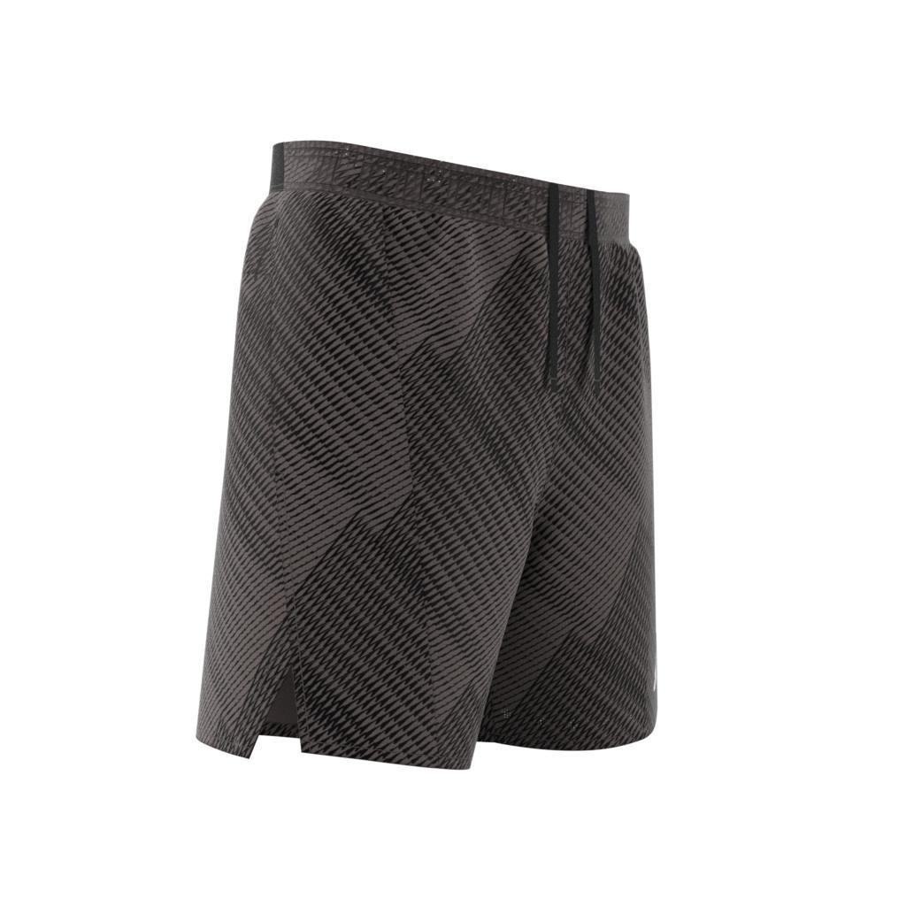 Designed for Training HIIT Workout HEAT.RDY Print Shorts, Brown, , large image number 6