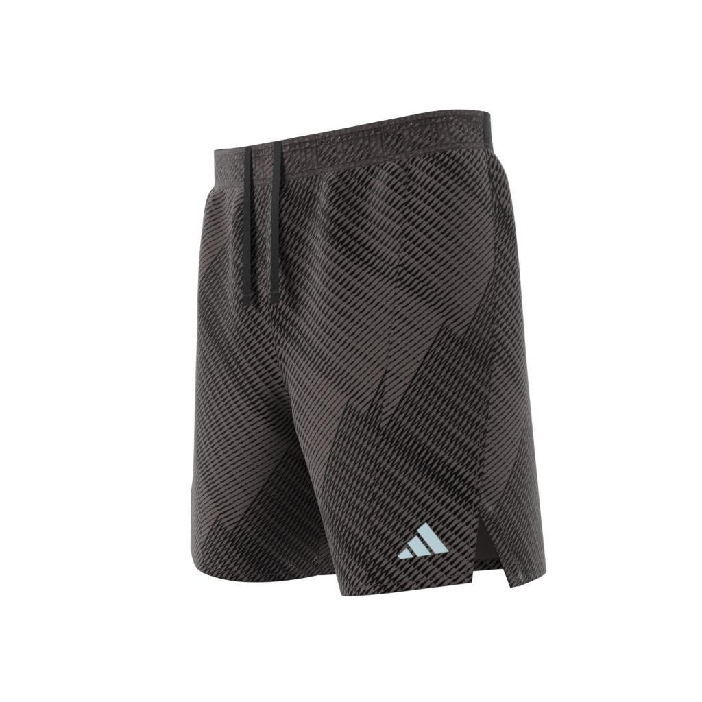 Designed for Training HIIT Workout HEAT.RDY Print Shorts, Brown, A901_ONE, large image number 8