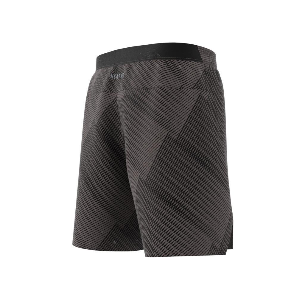 Designed for Training HIIT Workout HEAT.RDY Print Shorts, Brown, A901_ONE, large image number 10