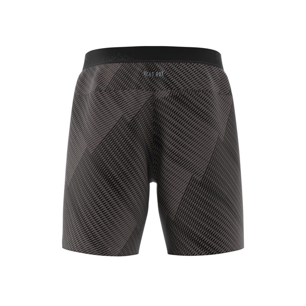 Designed for Training HIIT Workout HEAT.RDY Print Shorts, Brown, A901_ONE, large image number 11