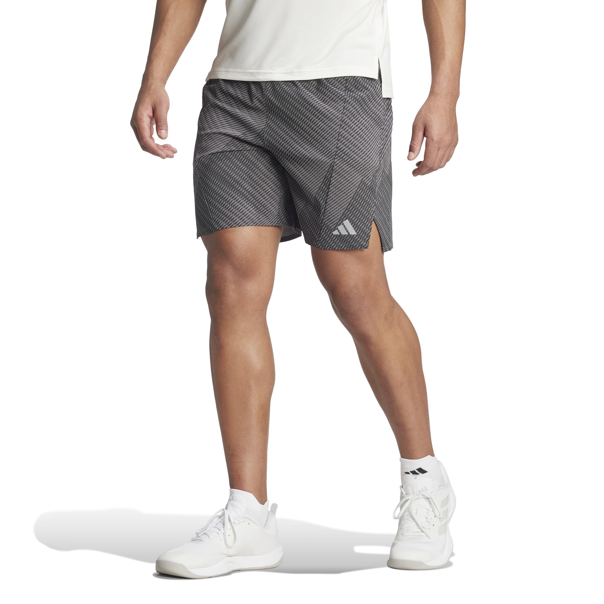 Designed for Training HIIT Workout HEAT.RDY Print Shorts, Brown, A901_ONE, large image number 12