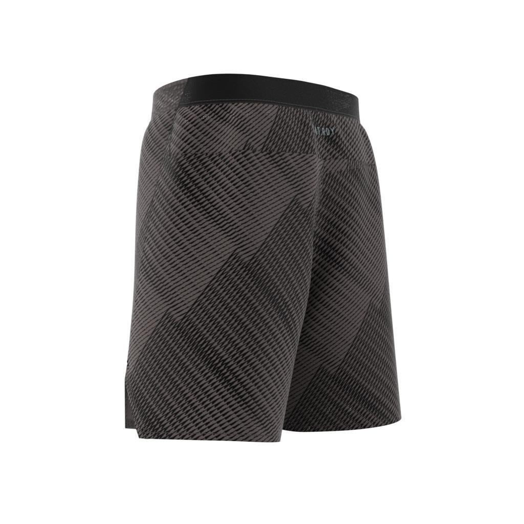 Designed for Training HIIT Workout HEAT.RDY Print Shorts, Brown, , large image number 14