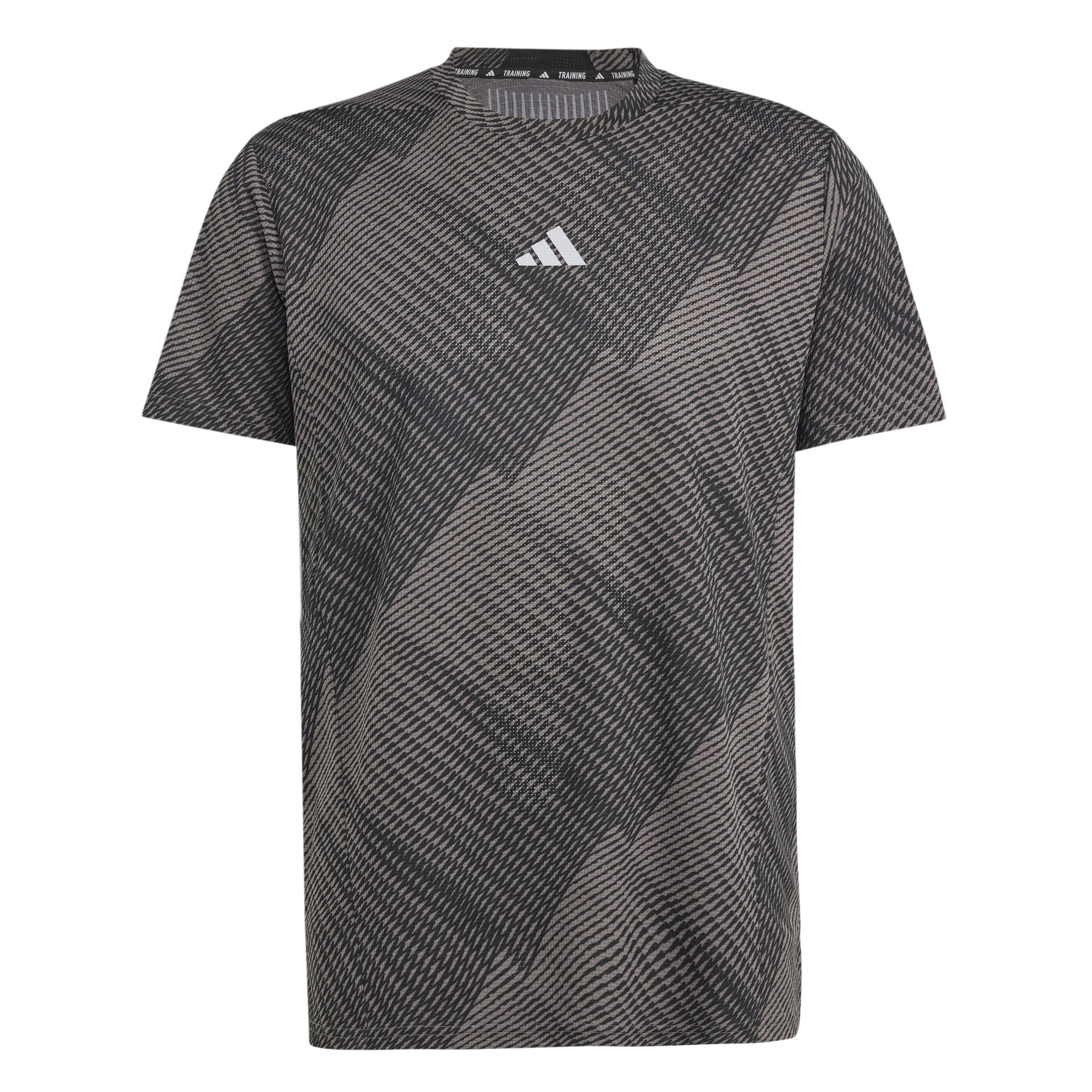 Designed for Training HIIT Workout HEAT.RDY Print T-Shirt, Brown, , large image number 0