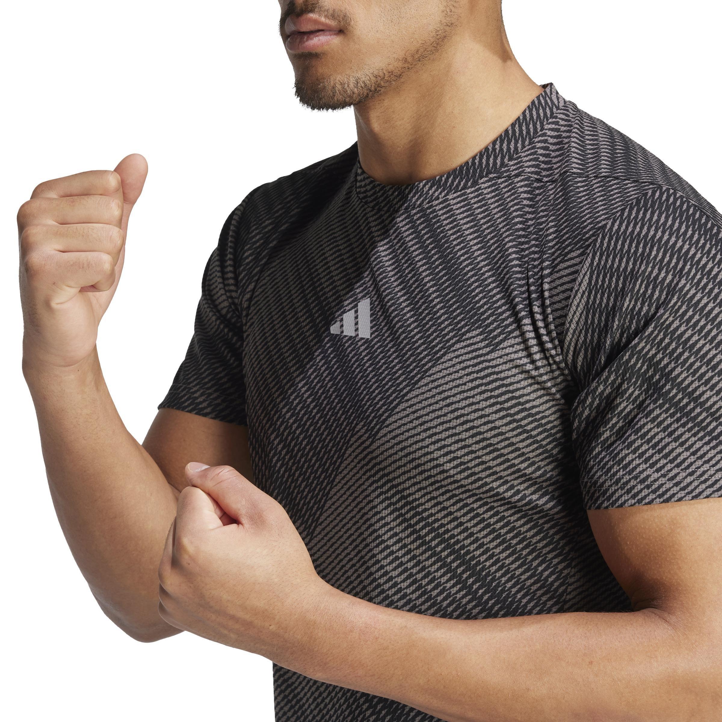 Designed for Training HIIT Workout HEAT.RDY Print T-Shirt, Brown, , large image number 5