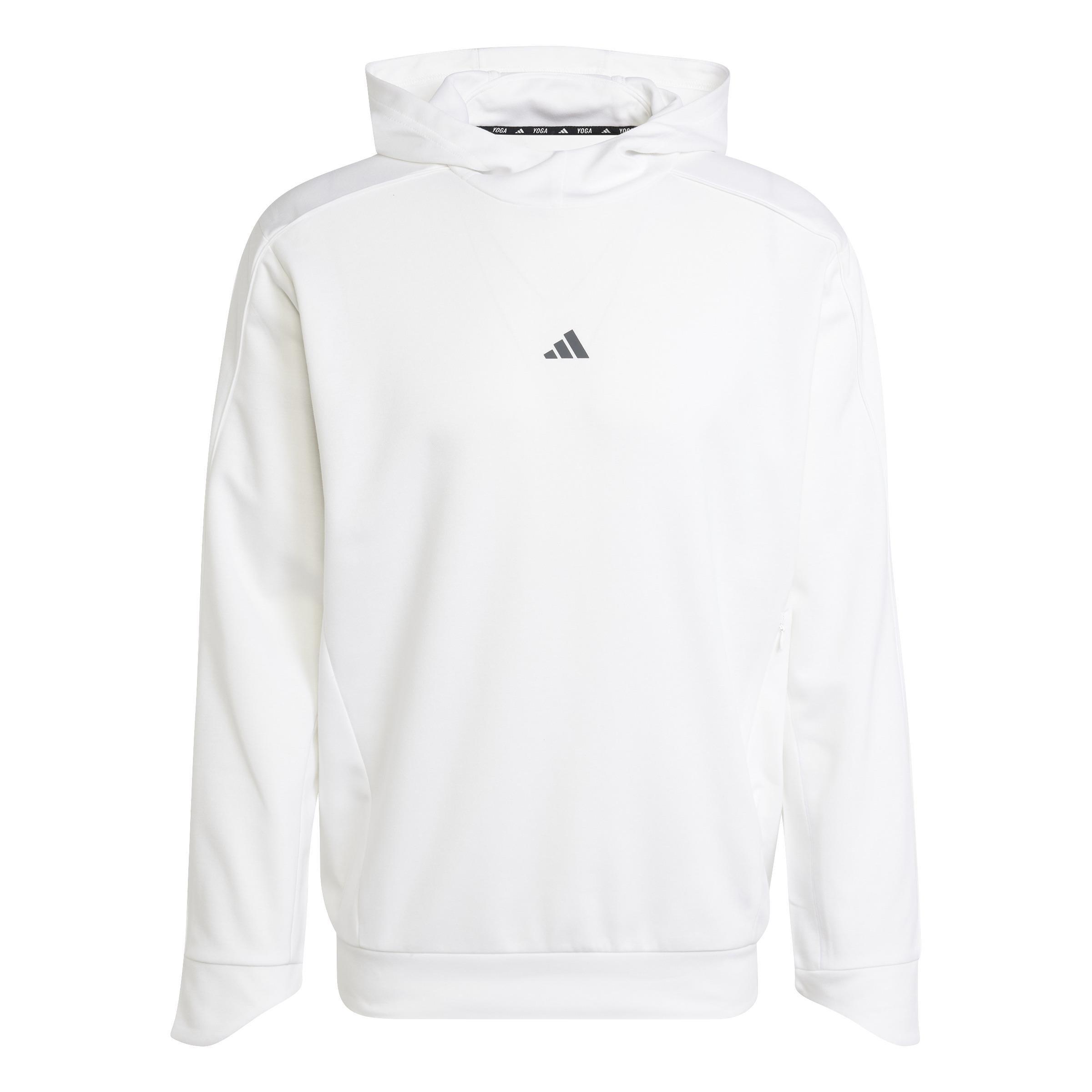 Yoga Training Hoodie, White, A901_ONE, large image number 0