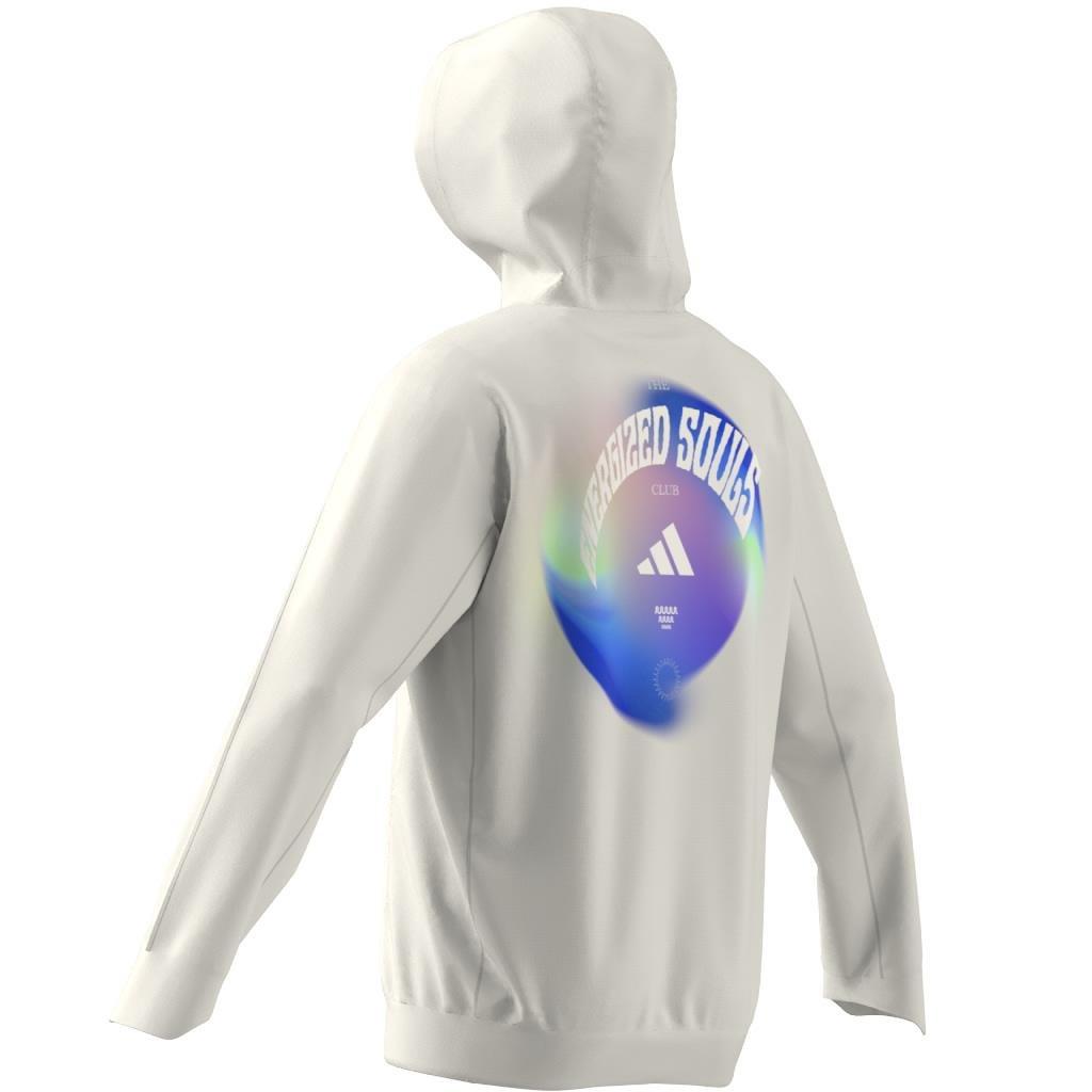 Yoga Training Hoodie, White, A901_ONE, large image number 5