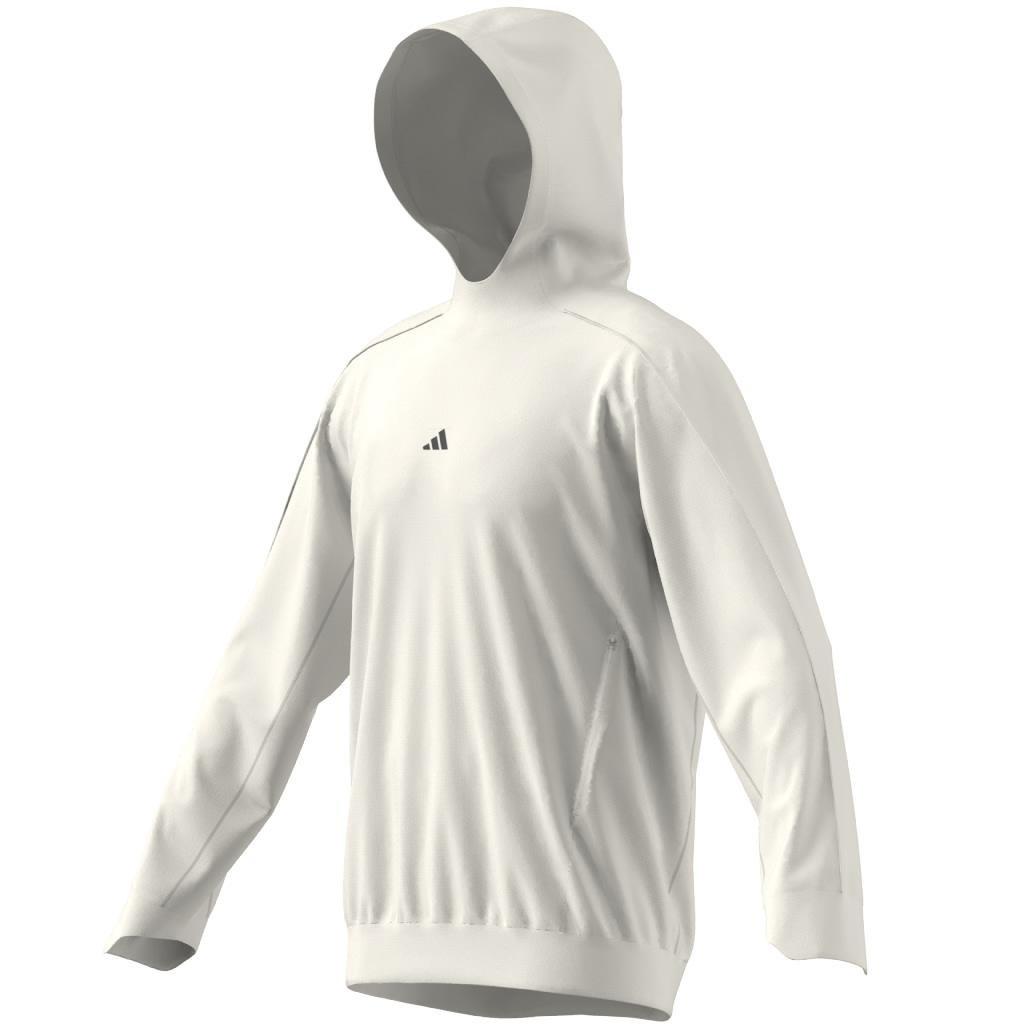 Yoga Training Hoodie, White, A901_ONE, large image number 8