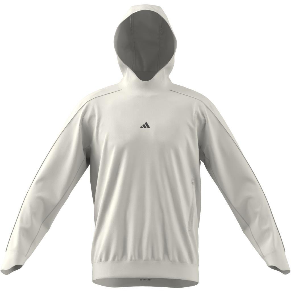 Yoga Training Hoodie, White, A901_ONE, large image number 9
