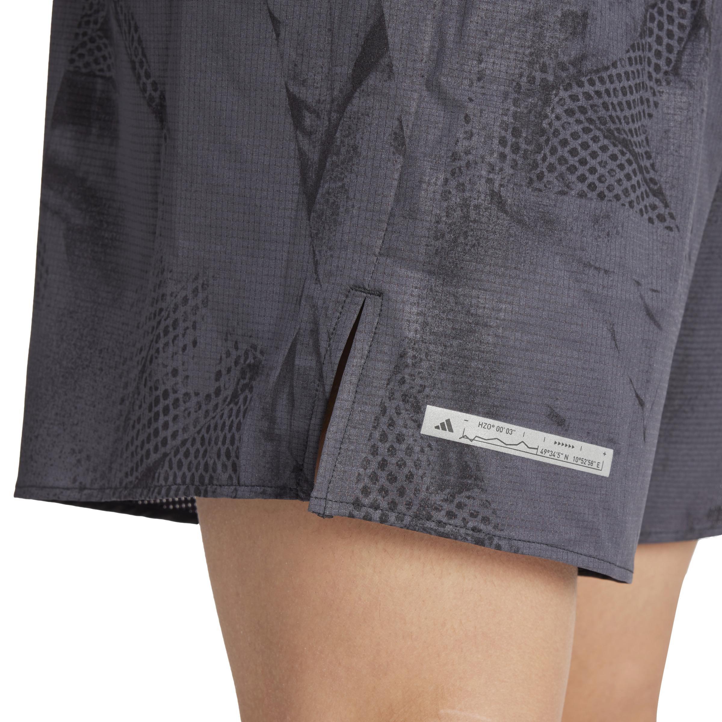 Ultimateadidas Allover Print Shorts, Grey, , large image number 3
