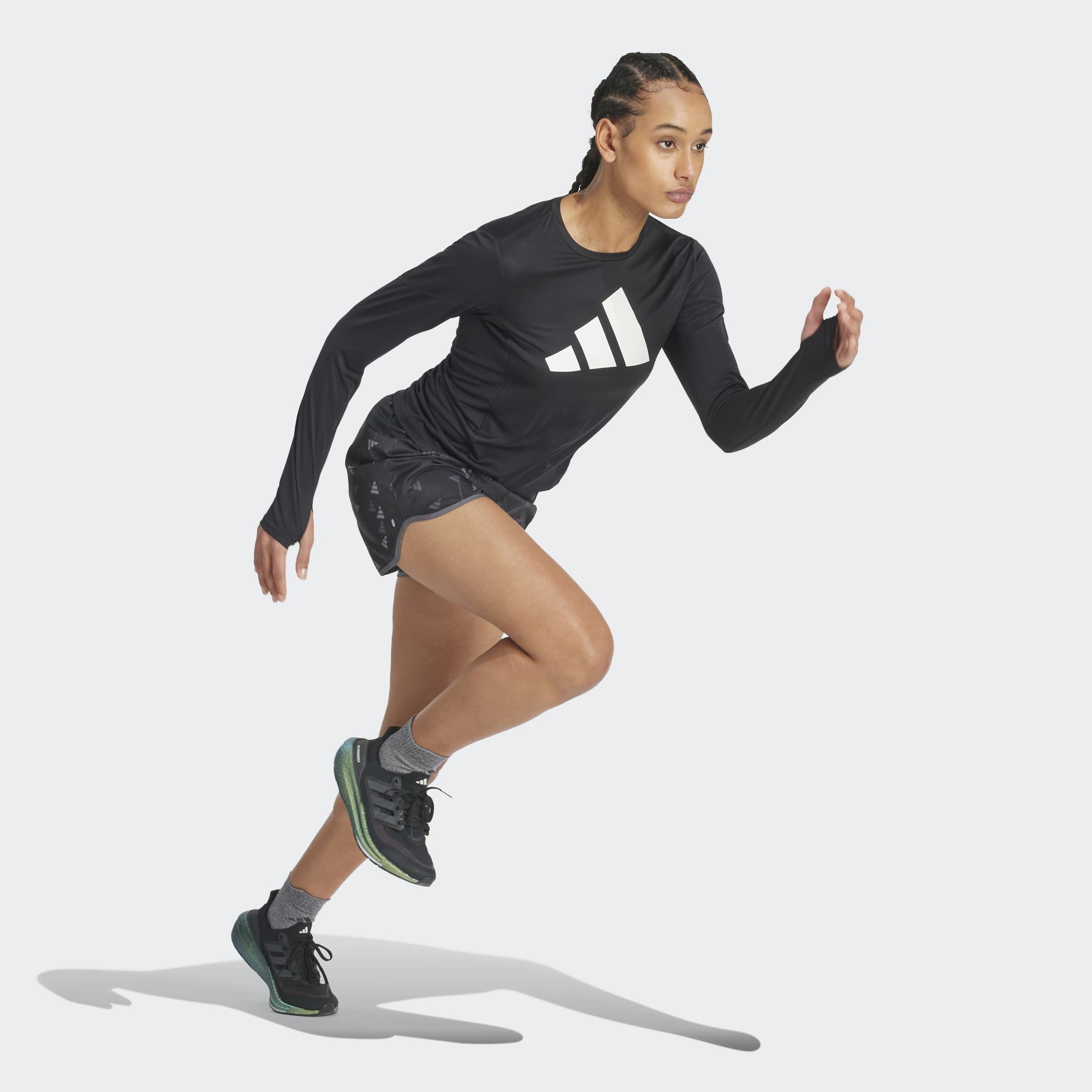 Run It Long Sleeve Long-Sleeve Top, Black, A901_ONE, large image number 6