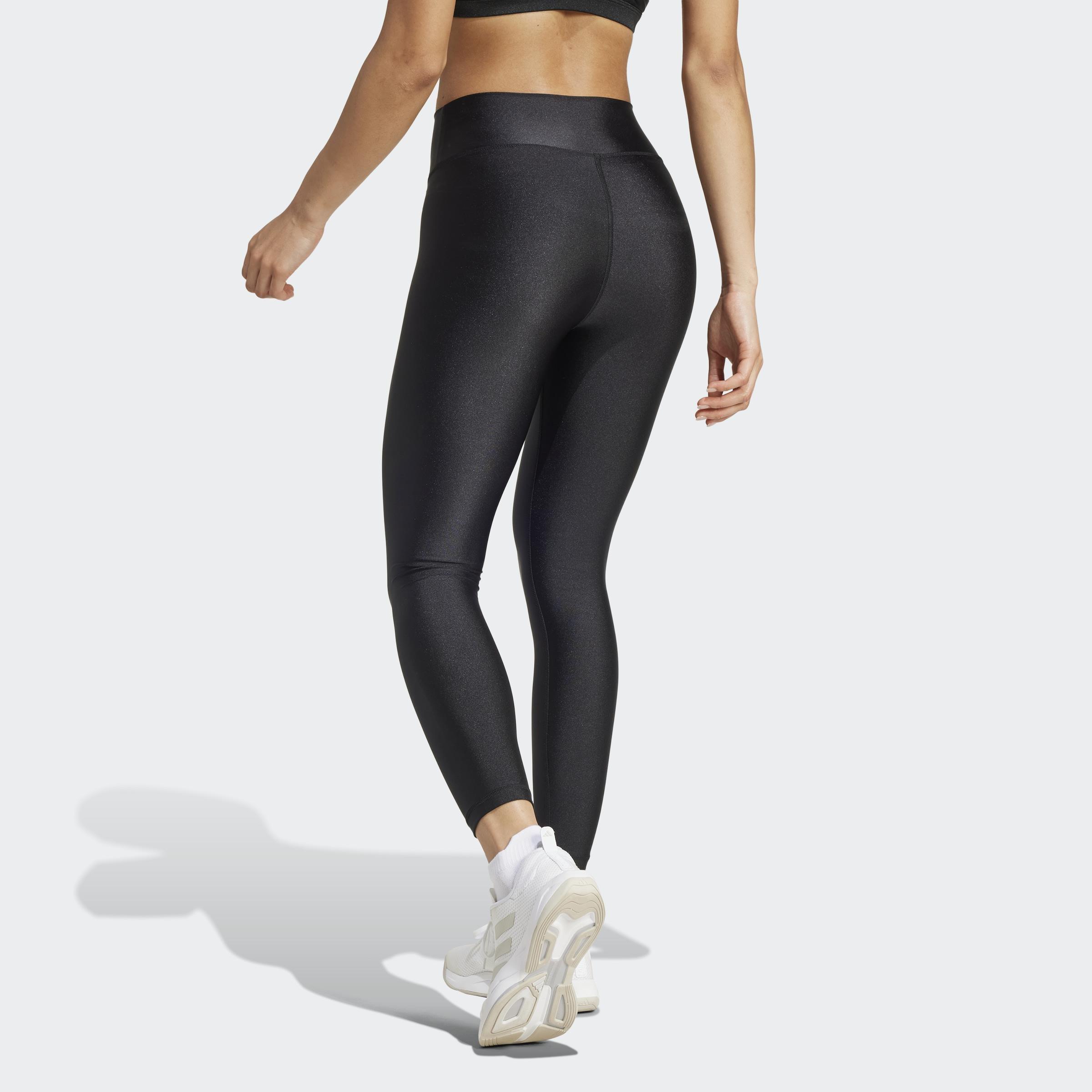 Optime Essentials Shine 7/8 Leggings, Black, A901_ONE, large image number 1