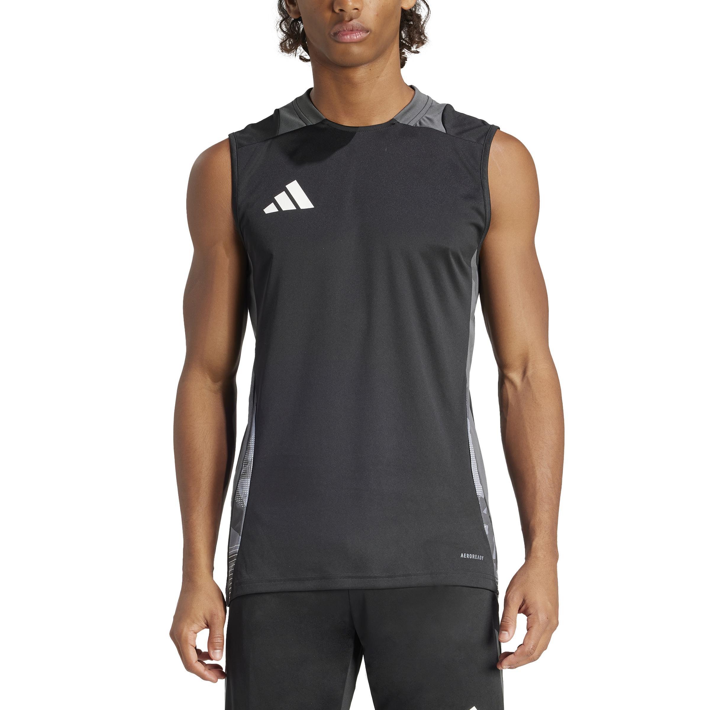 Tiro 24 Competition Training Sleeveless Jersey, Black, A901_ONE, large image number 1