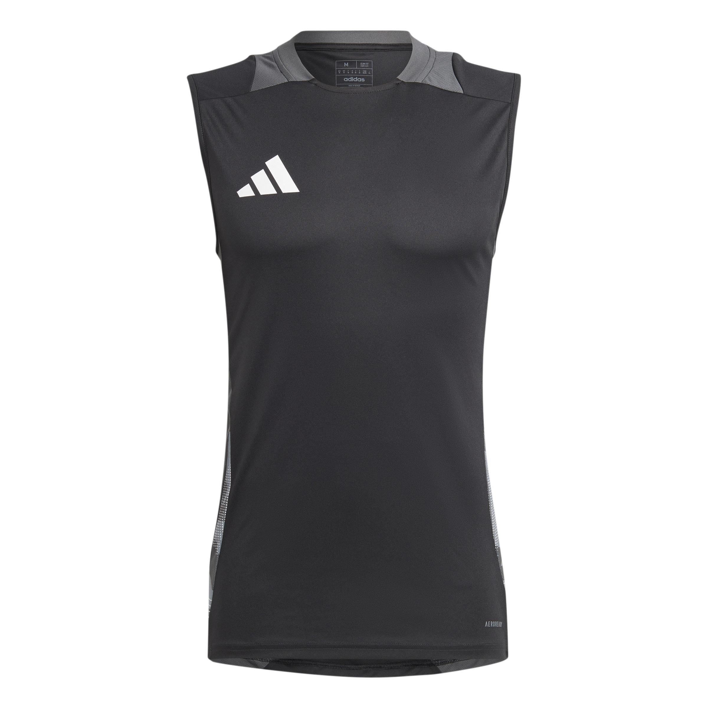 Tiro 24 Competition Training Sleeveless Jersey, Black, A901_ONE, large image number 2