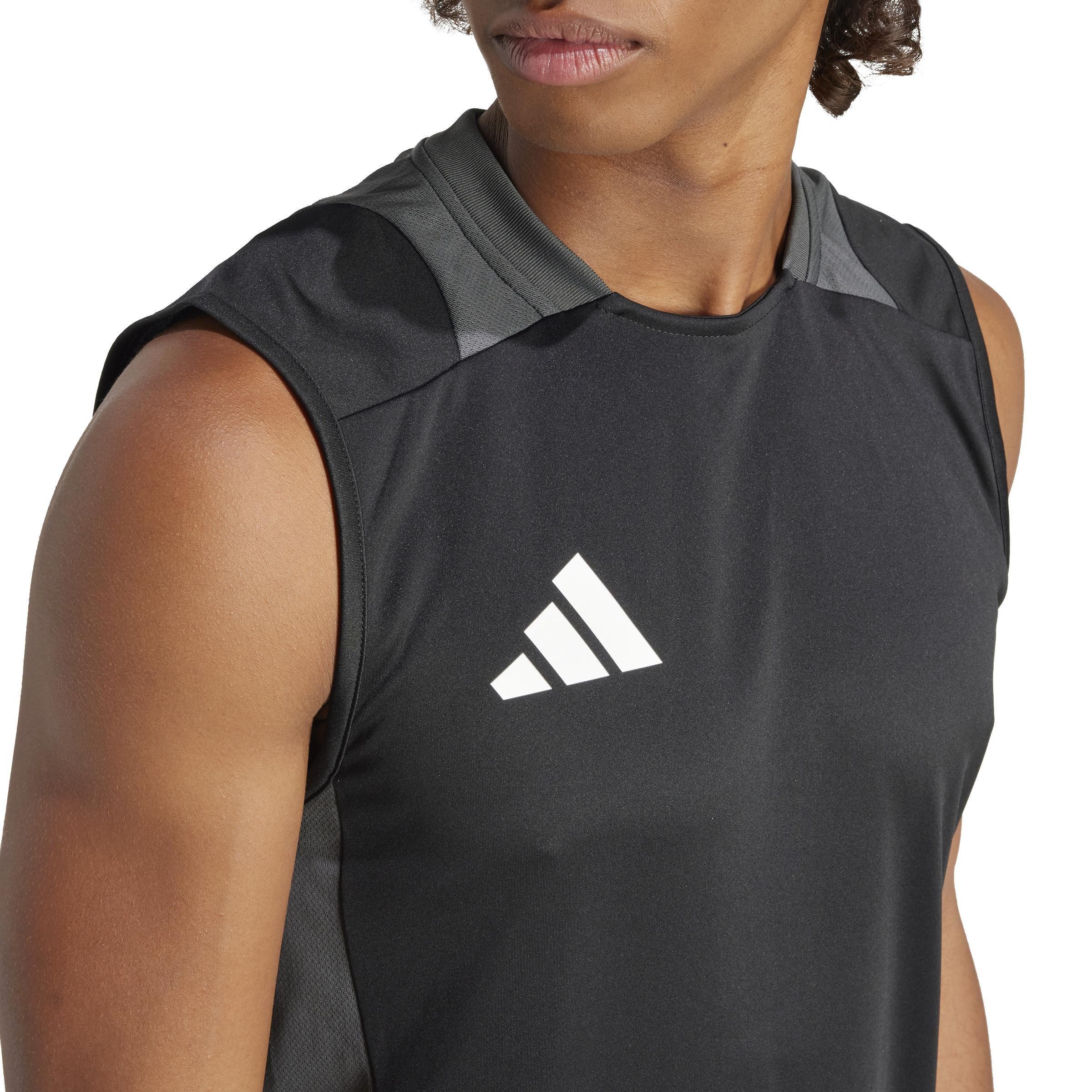 Tiro 24 Competition Training Sleeveless Jersey, Black, A901_ONE, large image number 6