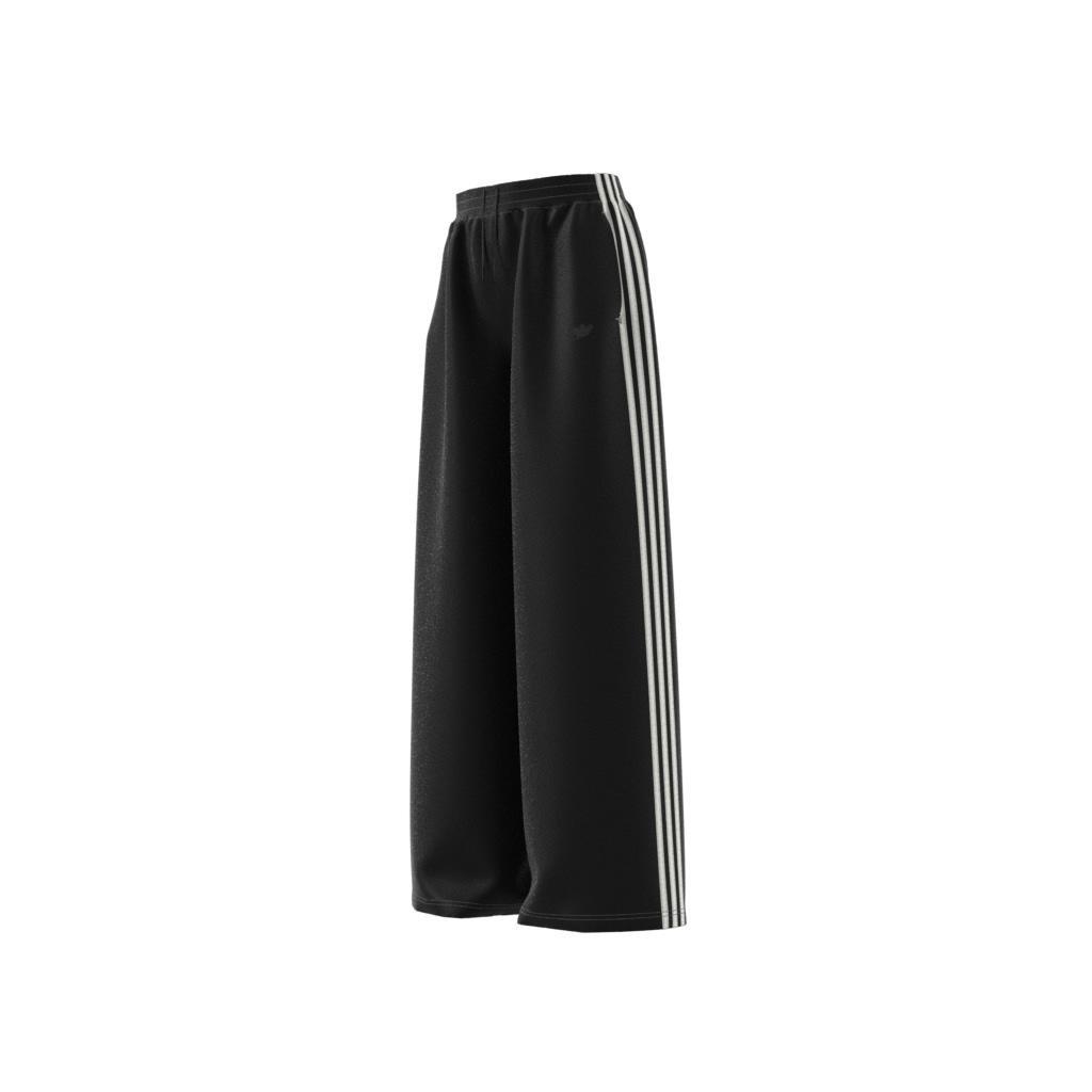 Blue Version Wide Leg Satin Joggers, Black, , large image number 5