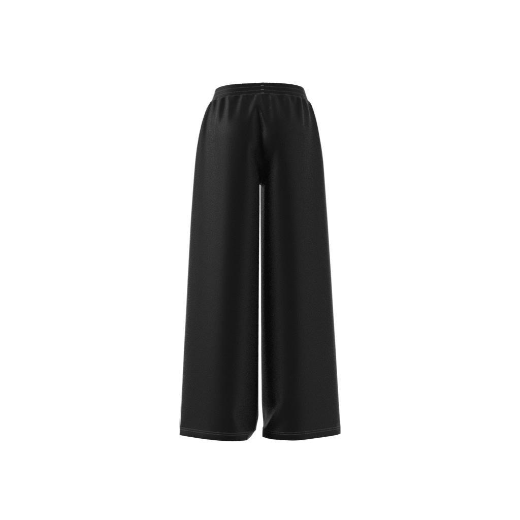 Blue Version Wide Leg Satin Joggers, Black, , large image number 9