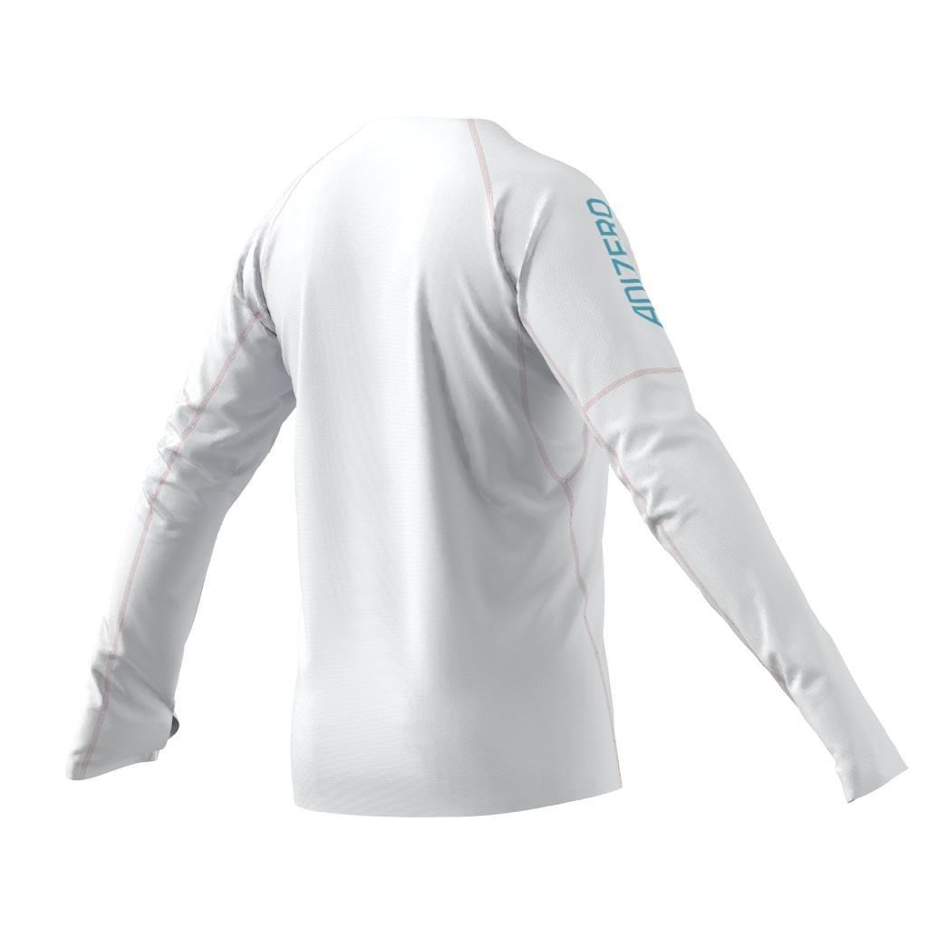 Adizero Running Long-Sleeve Top, White, A901_ONE, large image number 7