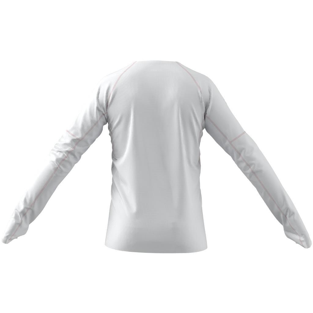 Adizero Running Long-Sleeve Top, White, A901_ONE, large image number 13