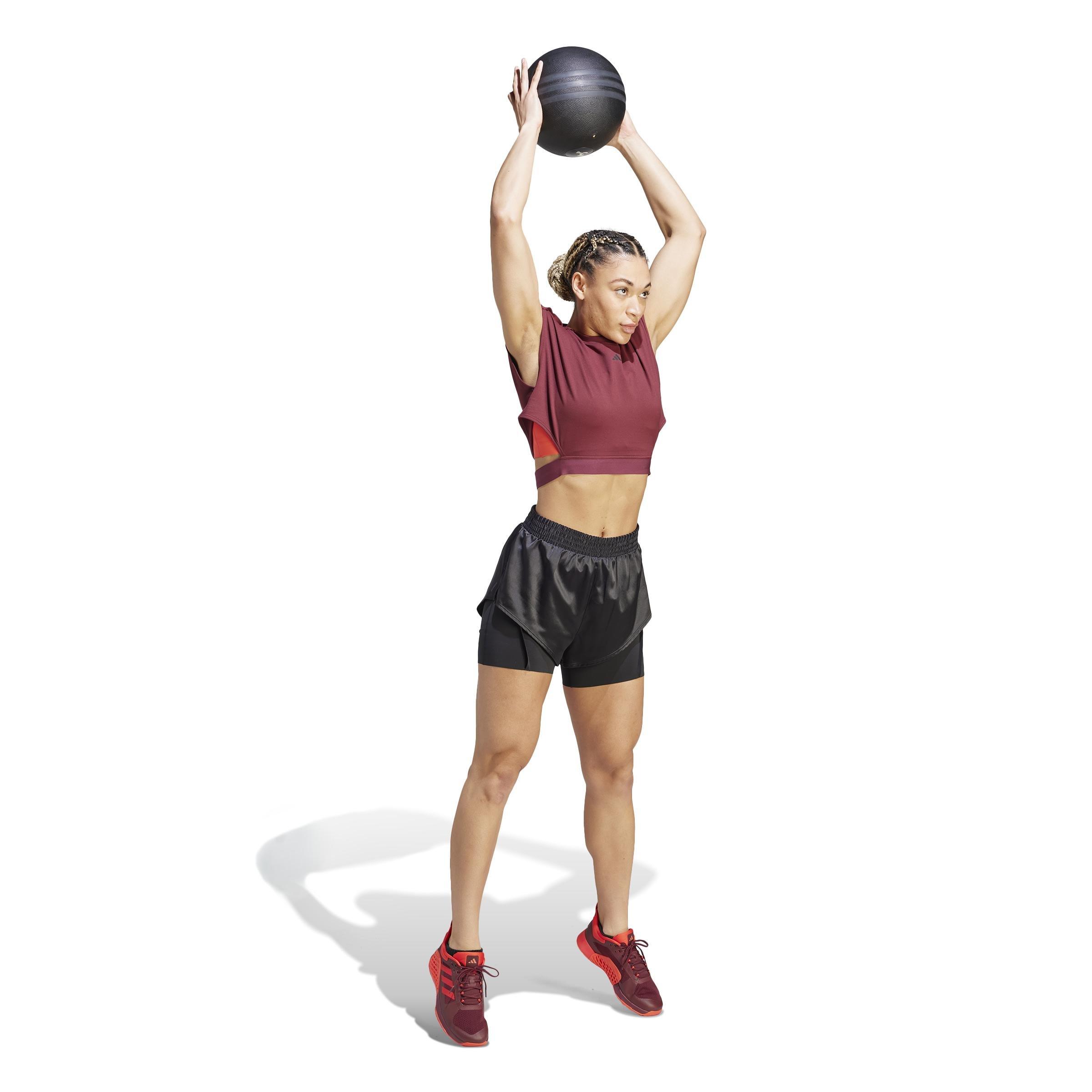 Power Aeroready 2-In-1 Shorts, Black, , large image number 7