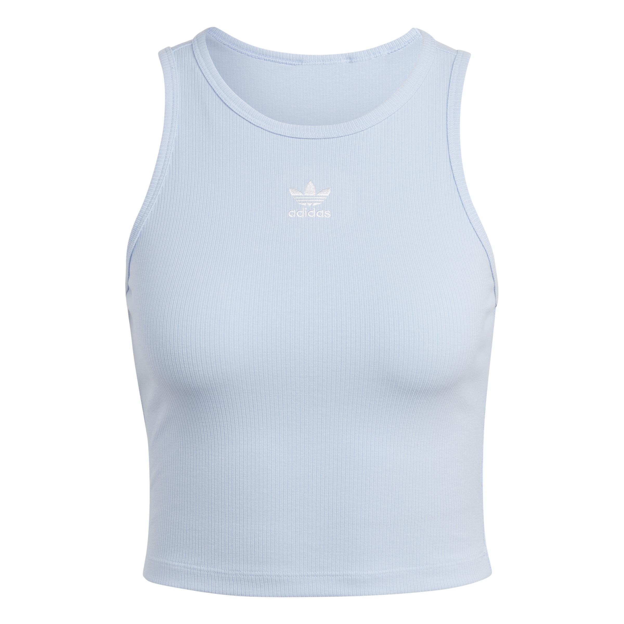 Rib Tank Top, Blue, A901_ONE, large image number 1