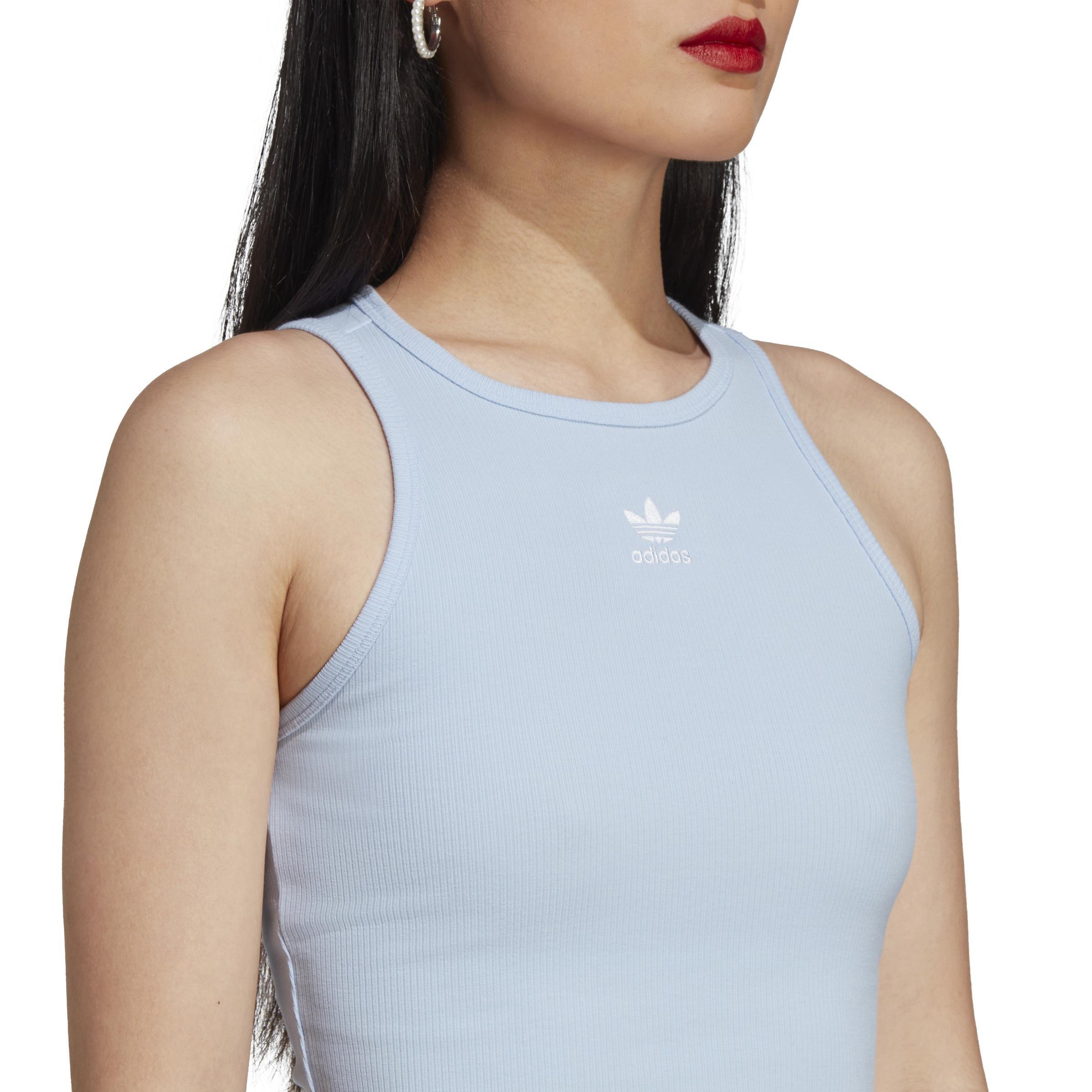 Rib Tank Top, Blue, A901_ONE, large image number 4