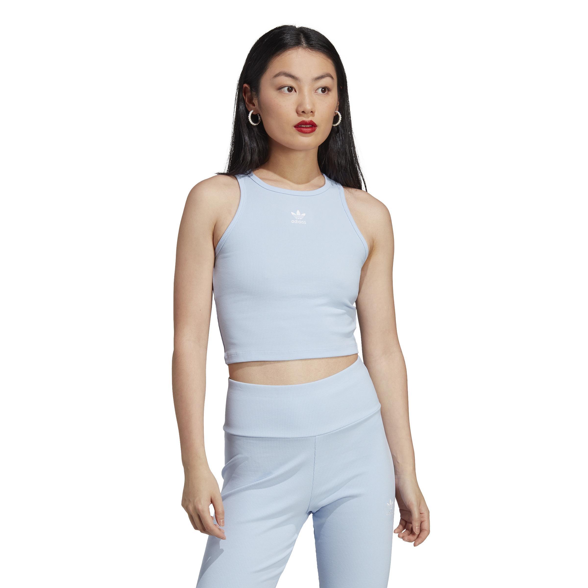 Rib Tank Top, Blue, A901_ONE, large image number 7