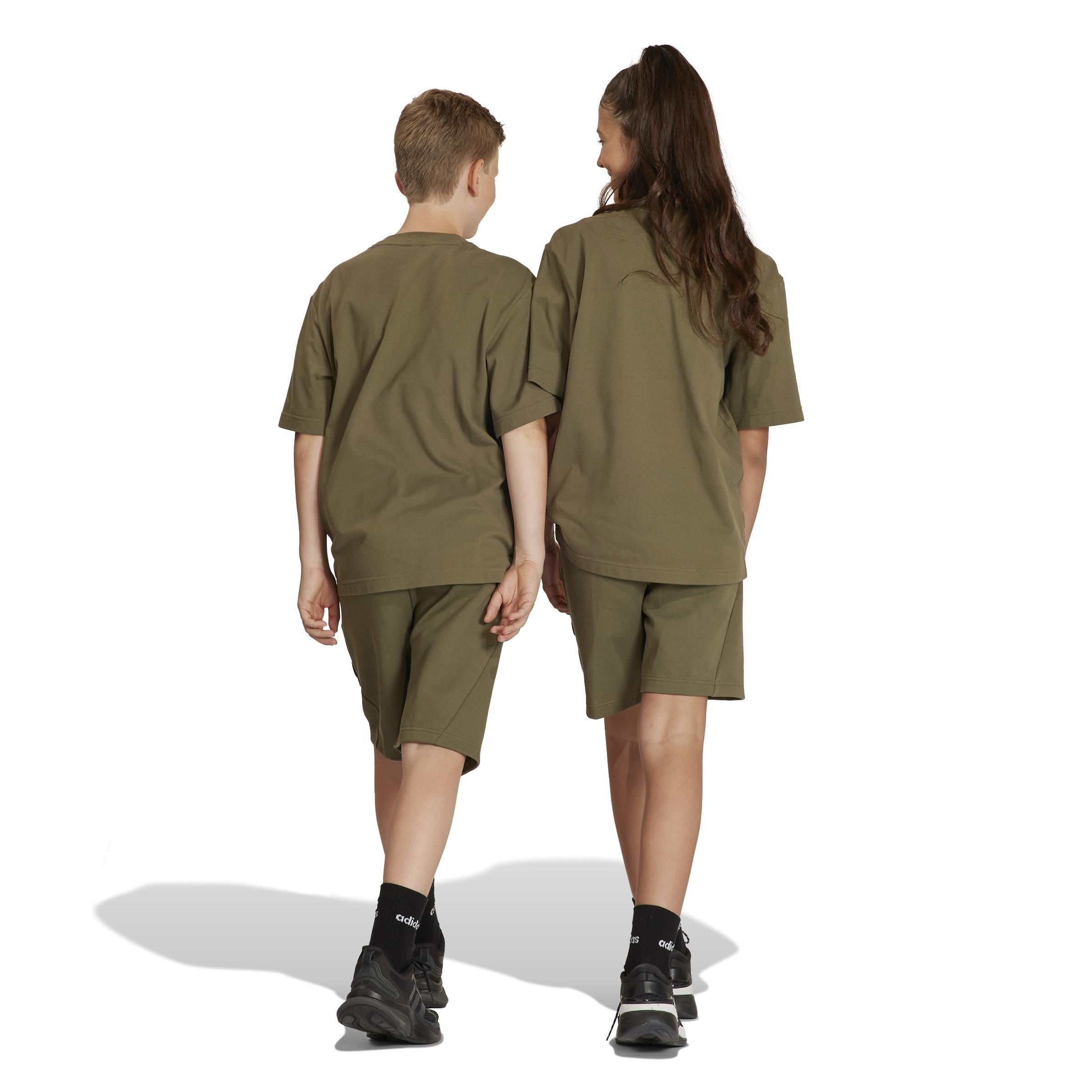 Unisex Kids Future Icons Logo 8-Inch Shorts, Green, , large image number 2