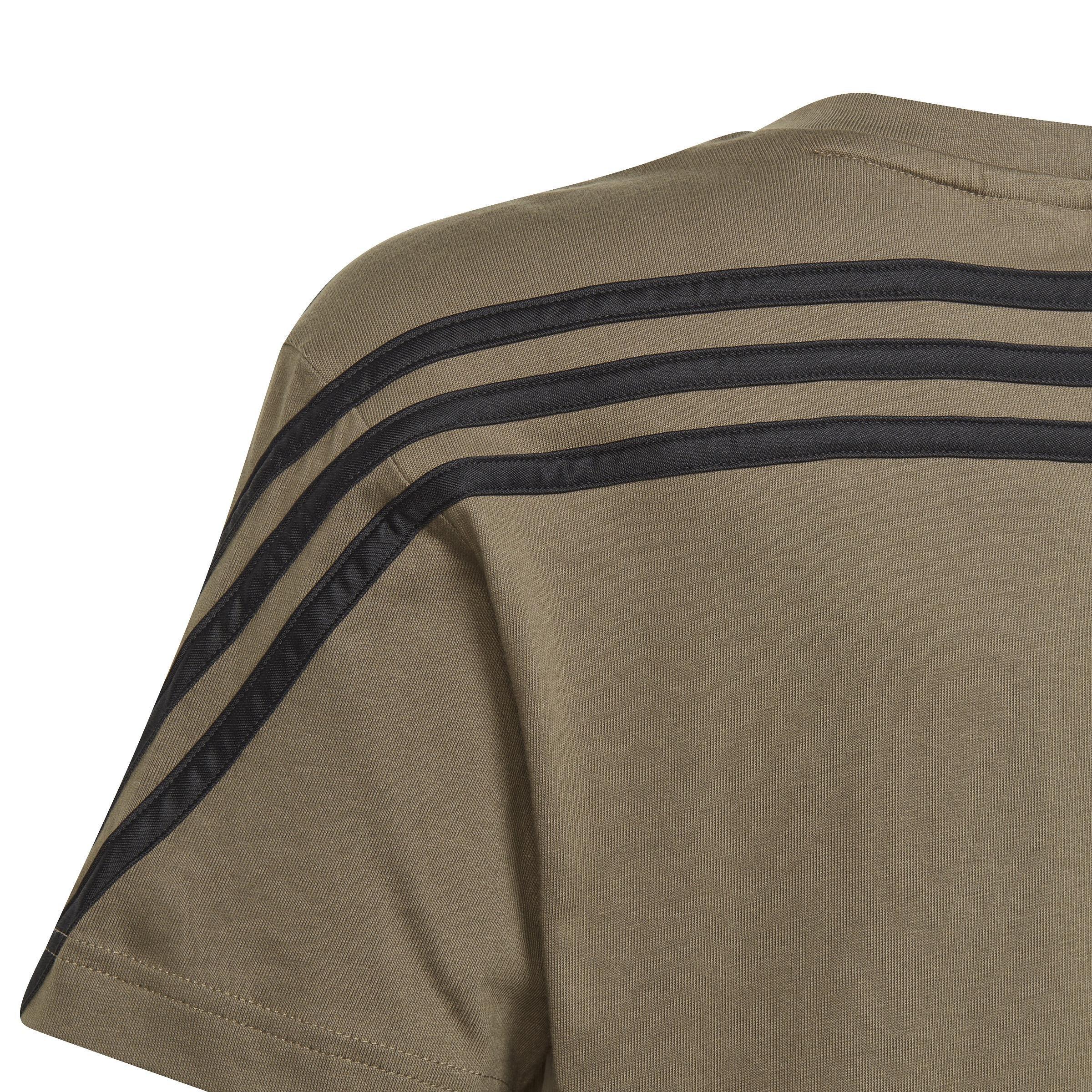 Unisex Kids Future Icons 3-Stripes T-Shirt, Green, A901_ONE, large image number 5