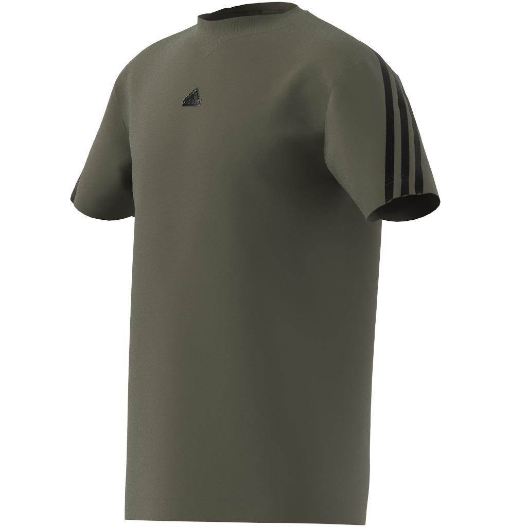 Unisex Kids Future Icons 3-Stripes T-Shirt, Green, A901_ONE, large image number 11