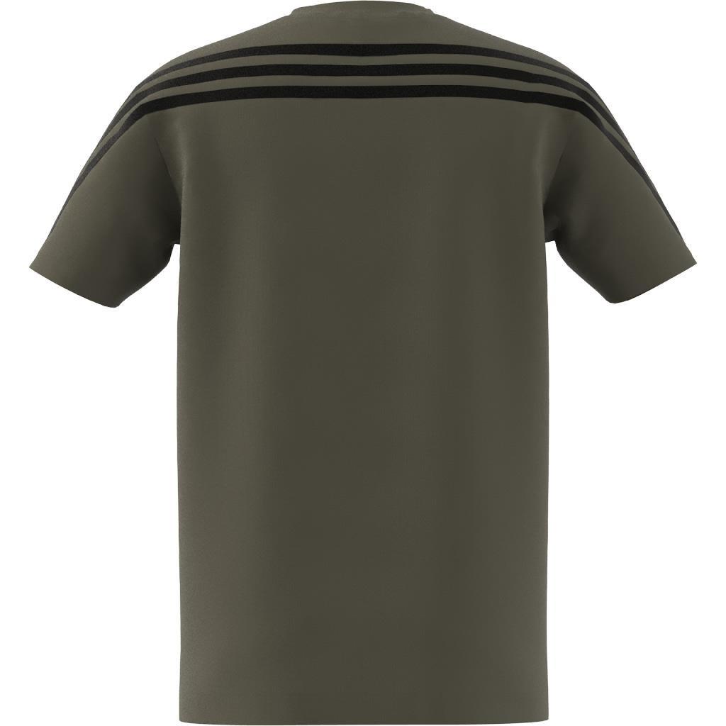 Unisex Kids Future Icons 3-Stripes T-Shirt, Green, A901_ONE, large image number 12