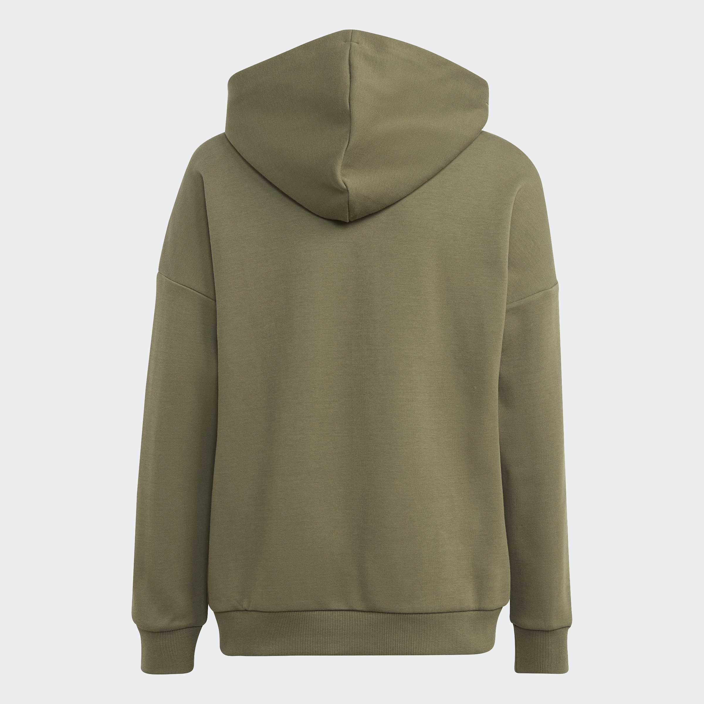 Kids Unisex Future Icons Logo Hooded Sweatshirt, Green, A901_ONE, medium