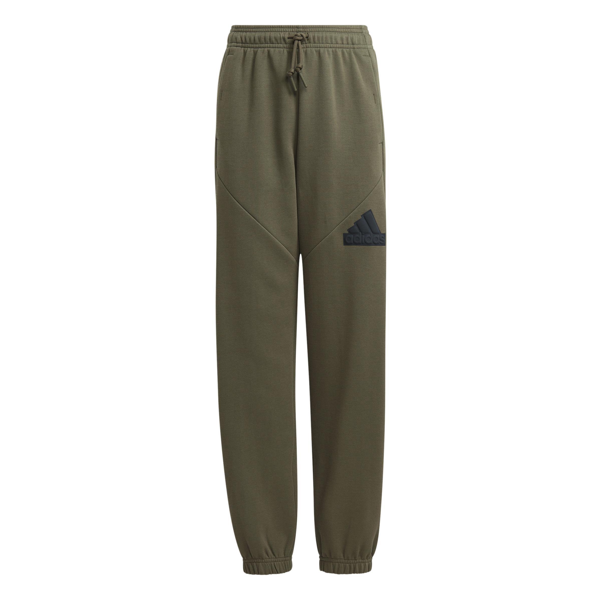 Unisex Kids Future Icons Logo Tracksuit Bottoms, Green, , large image number 0