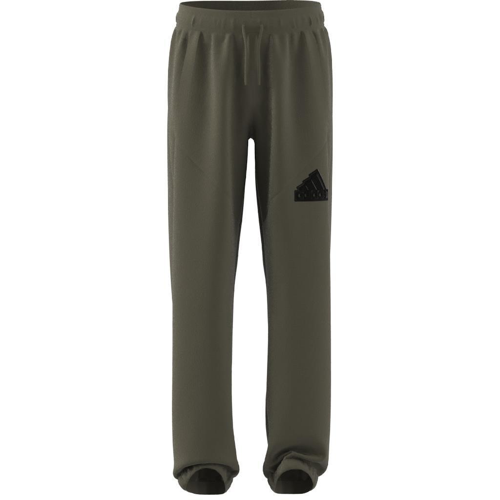 Unisex Kids Future Icons Logo Tracksuit Bottoms, Green, A901_ONE, large image number 11