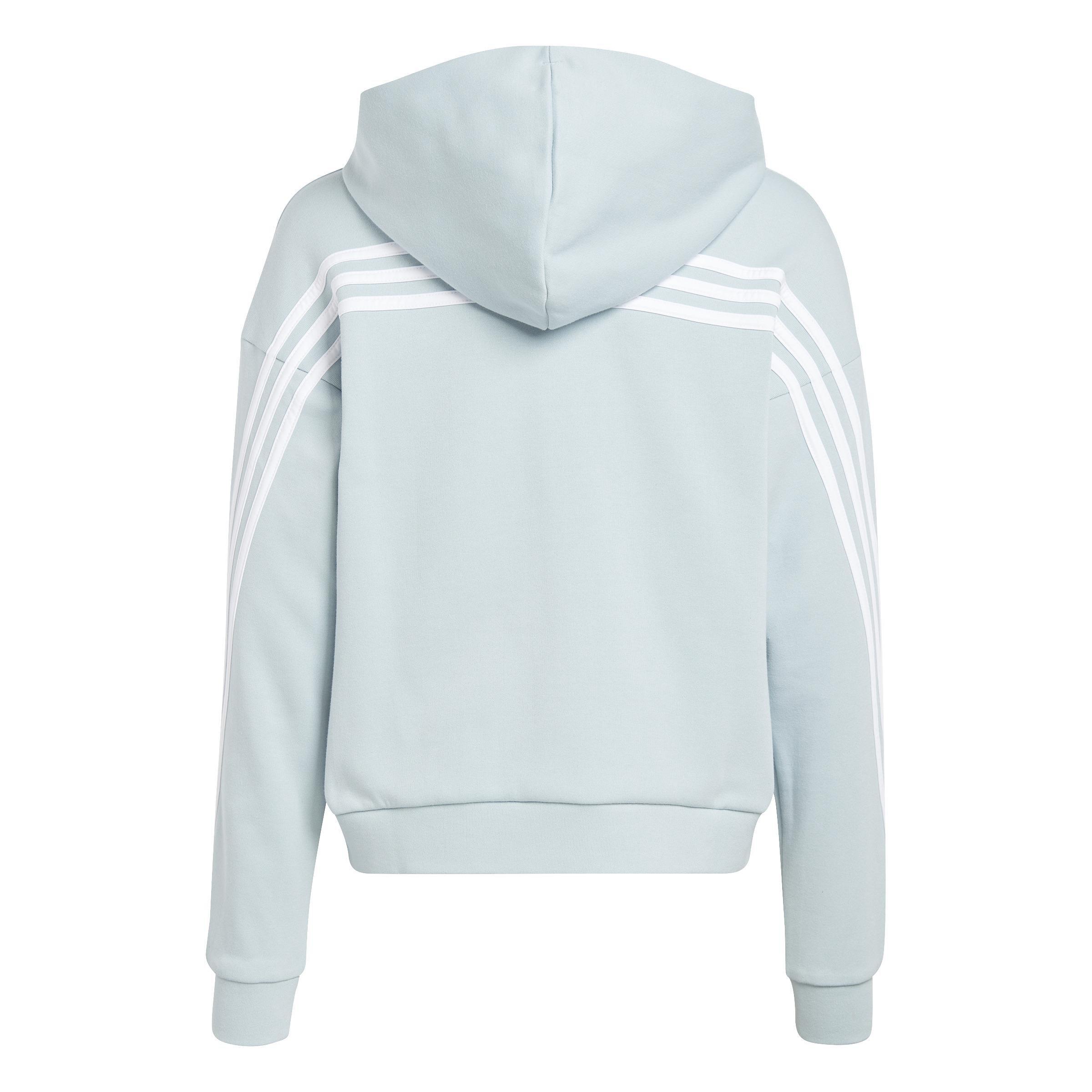 Kids Future Icons 3-Stripes Full-Zip Hoodie, Blue, , large image number 2