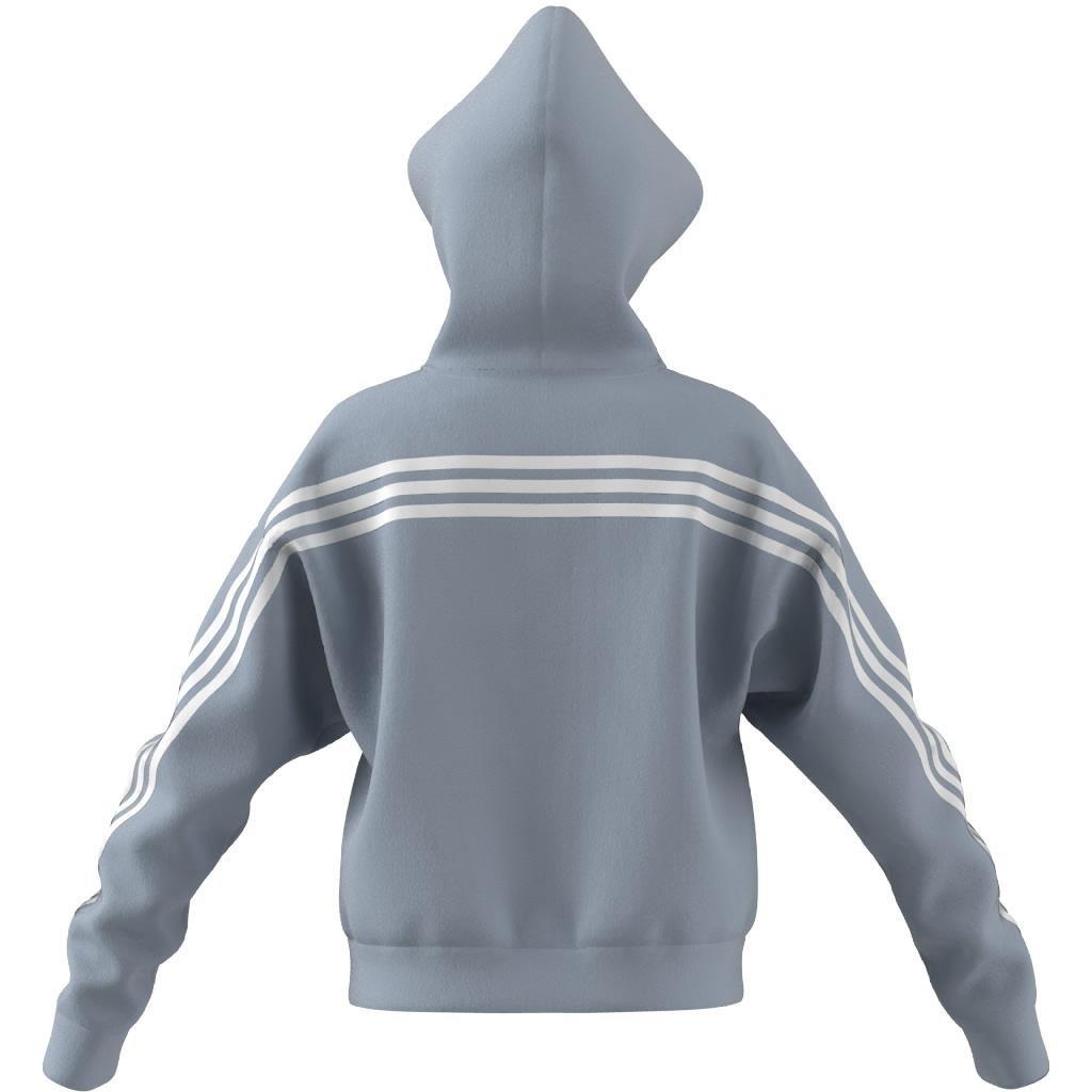 Kids Future Icons 3-Stripes Full-Zip Hoodie, Blue, , large image number 11