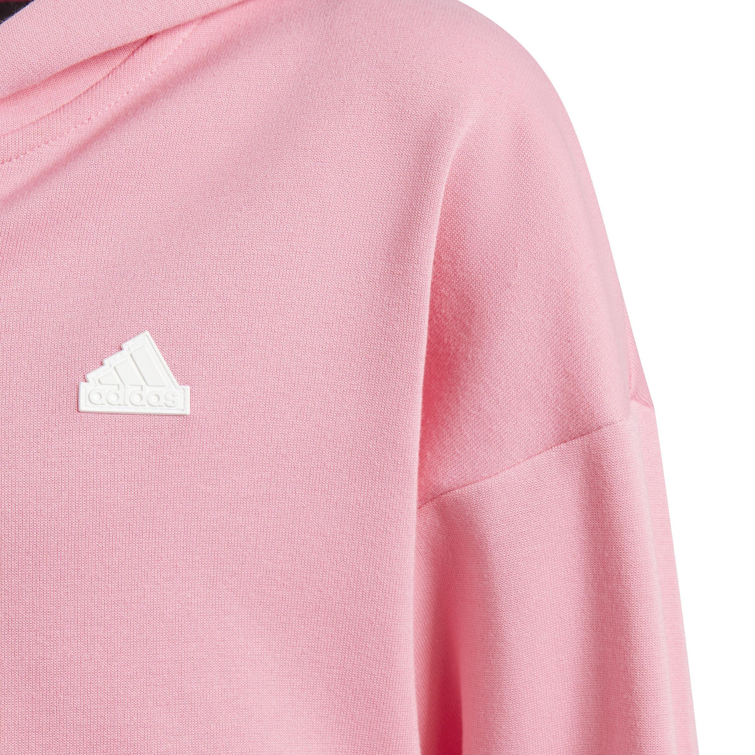 Kids Future Icons 3-Stripes Full-Zip Hoodie, Pink, , large image number 3