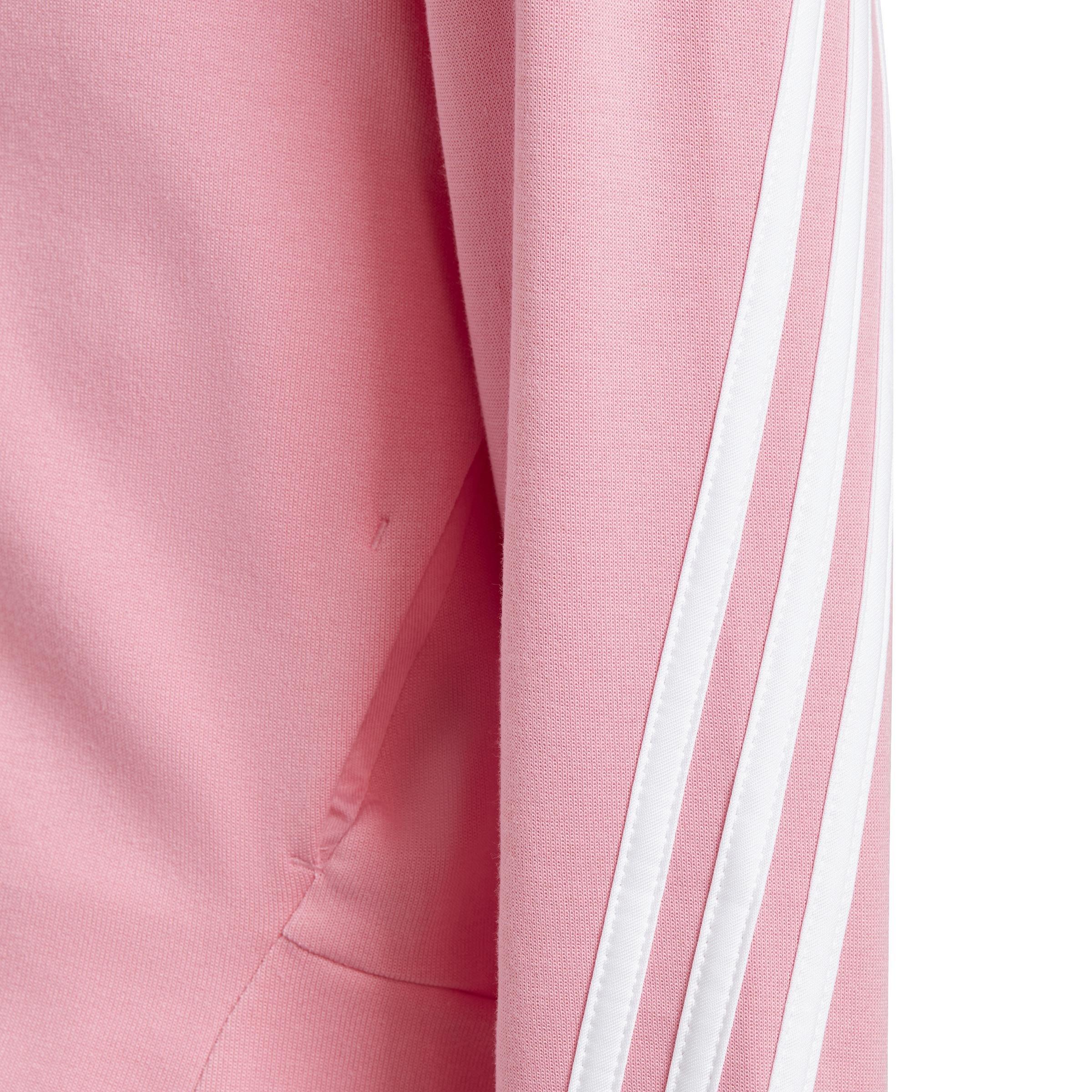 Kids Future Icons 3-Stripes Full-Zip Hoodie, Pink, , large image number 4