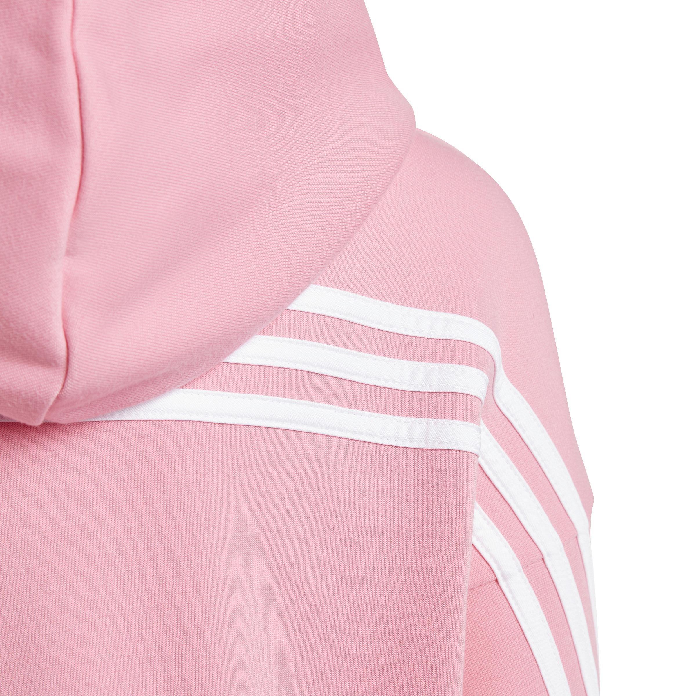 Kids Future Icons 3-Stripes Full-Zip Hoodie, Pink, , large image number 5