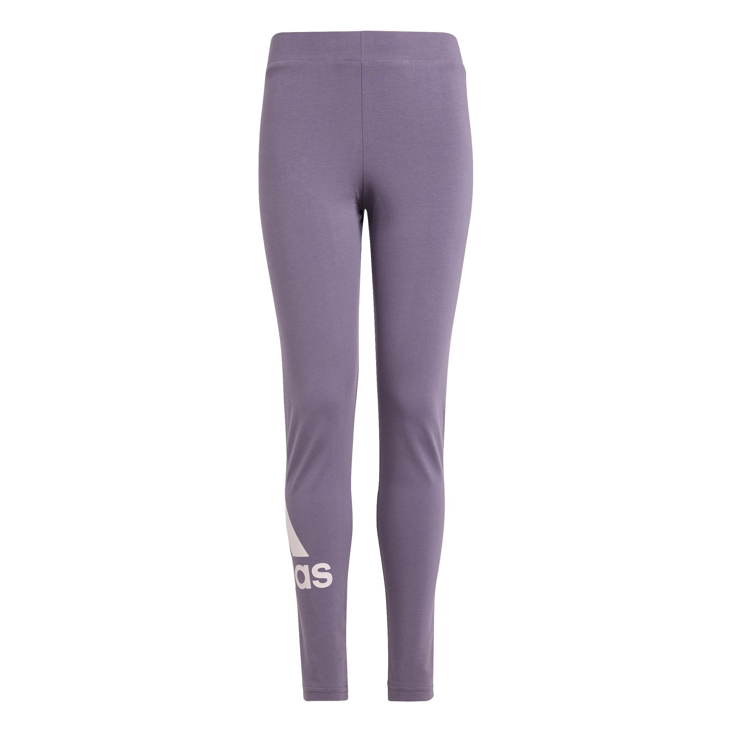 Kids Essentials Big Logo Cotton Leggings, Purple, , large image number 0