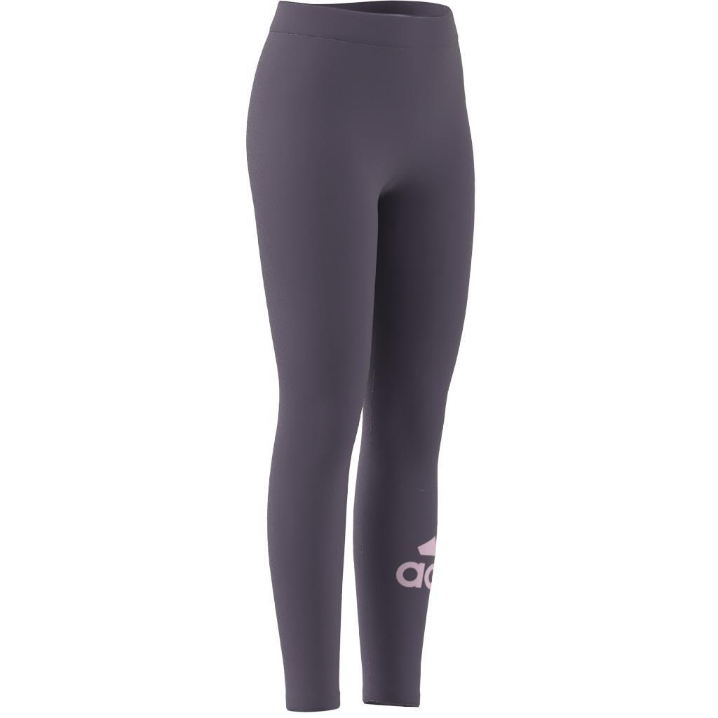 Kids Essentials Big Logo Cotton Leggings, Purple, , large image number 6