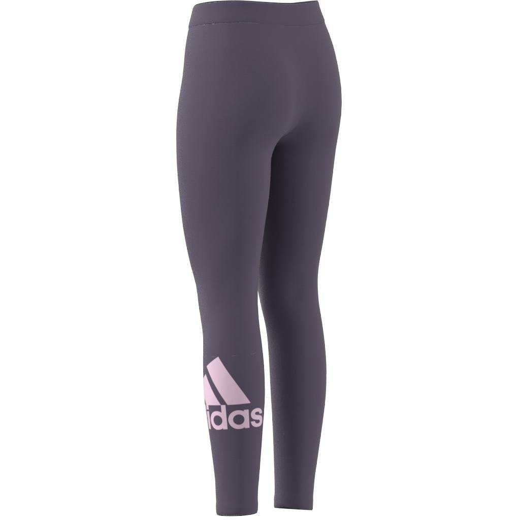 Kids Essentials Big Logo Cotton Leggings, Purple, A901_ONE, large image number 7