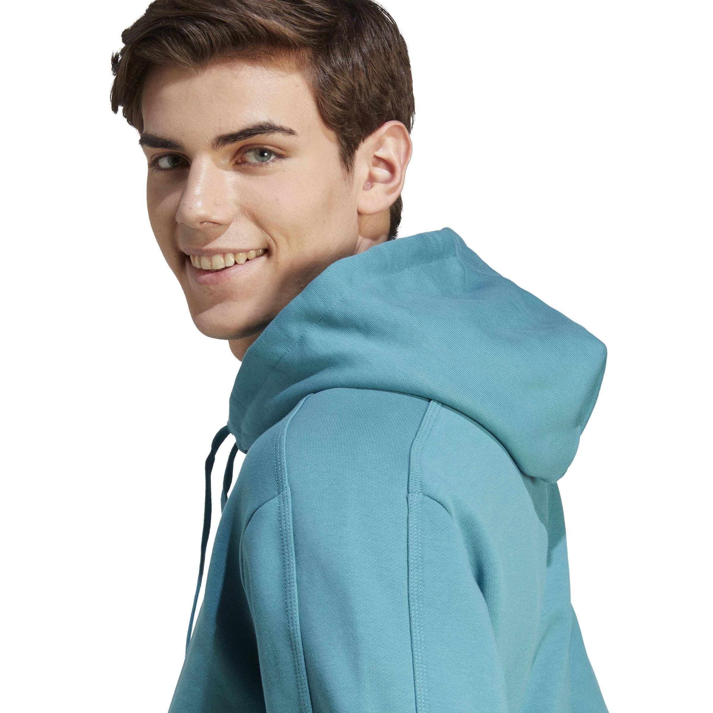 Lounge Fleece Hoodie, Turquoise, A901_ONE, large image number 5