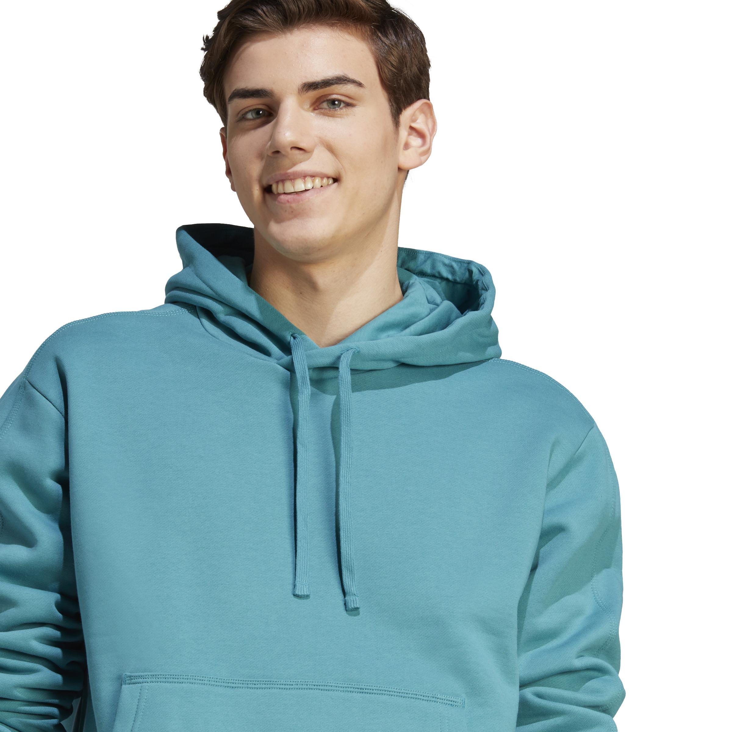 Lounge Fleece Hoodie, Turquoise, A901_ONE, large image number 6