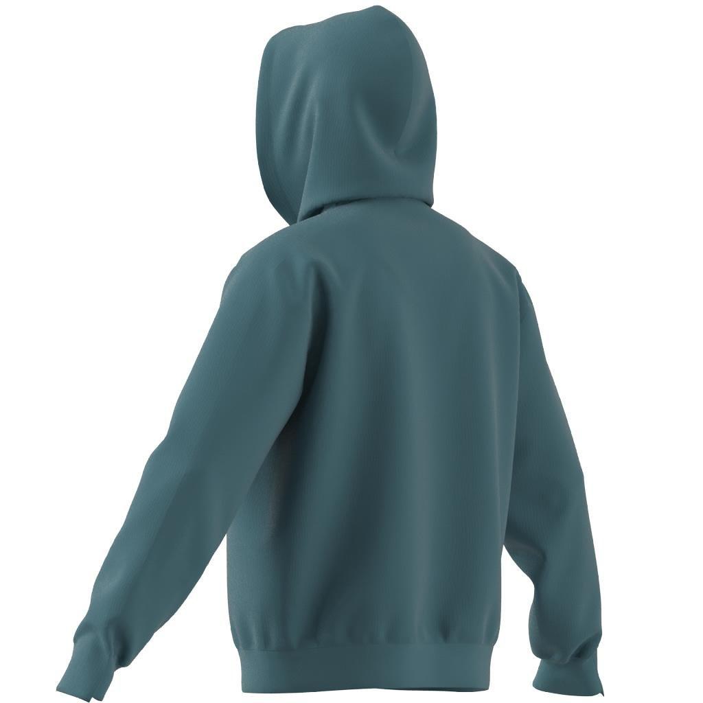 Lounge Fleece Hoodie, Turquoise, A901_ONE, large image number 8